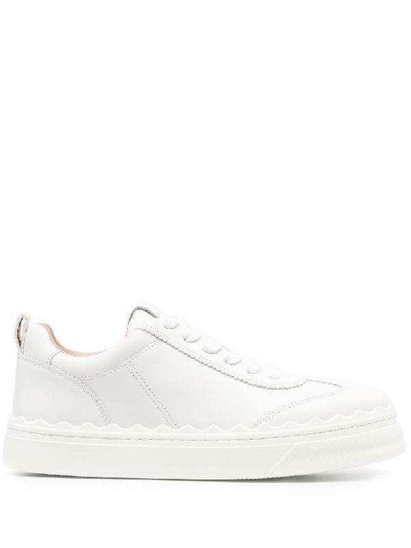 image of Chloe O1Loc1C0424 Laurent Sneakers In White, Women's (Size 8)