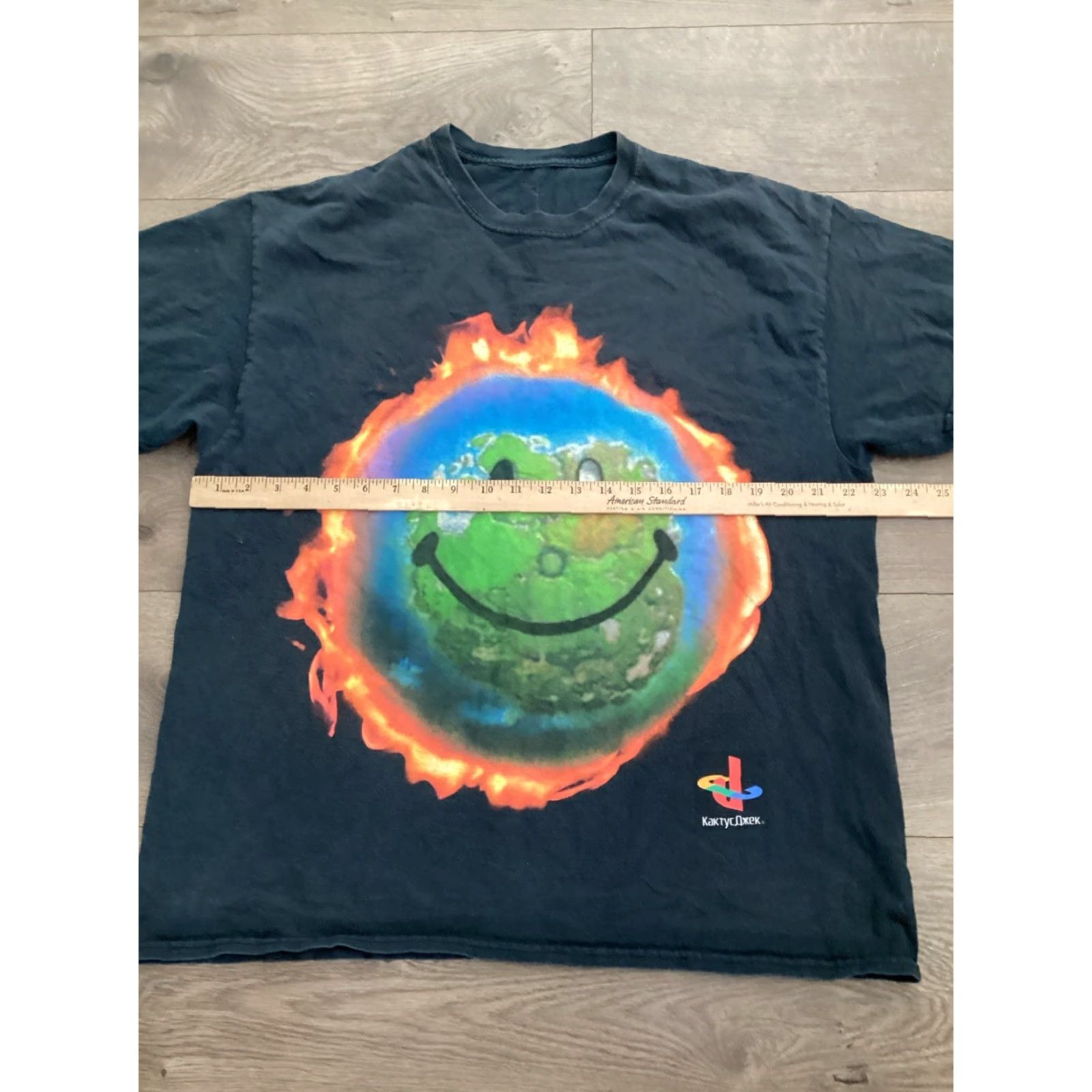 Vintage Cactus Jack X Fortnite The Scotts World Map T-Shirt Large Black Short Sleeve Mens Size US L / EU 52-54 / 3 - 4 Thumbnail