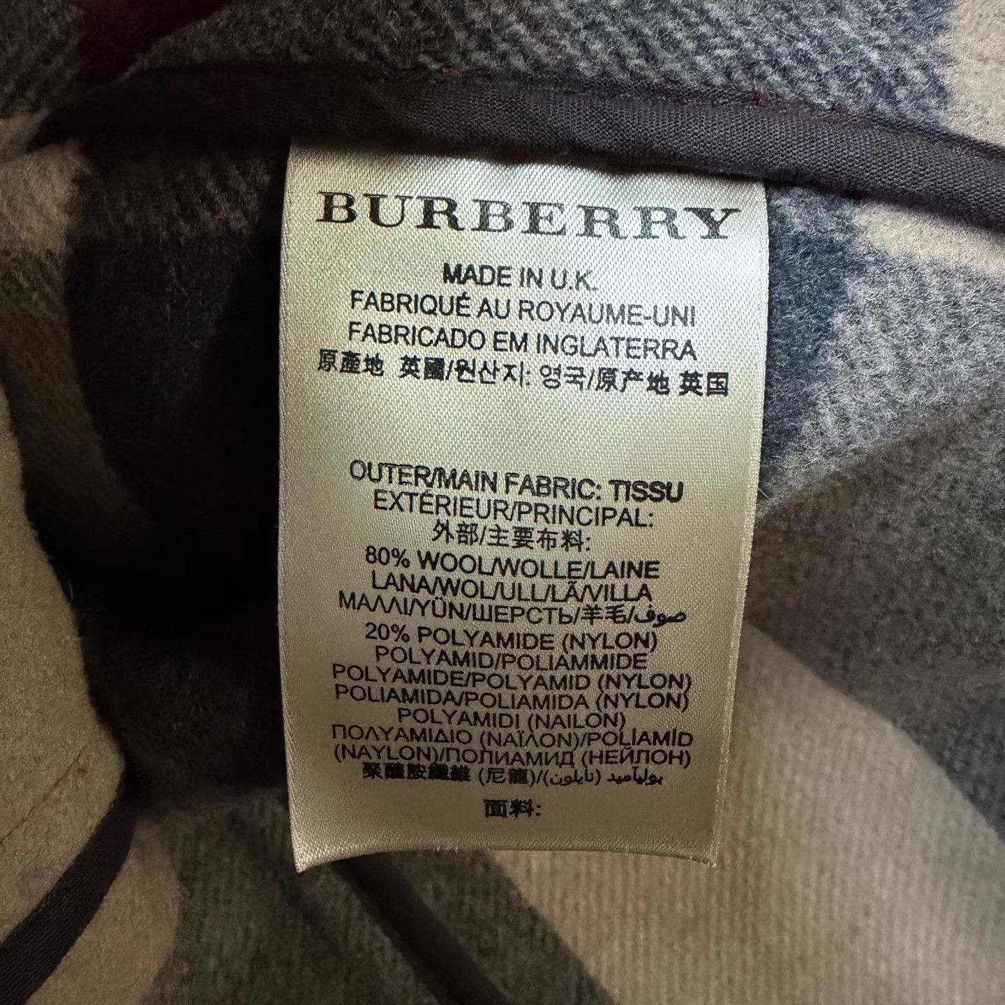 Burberry Burberry Red Horn Button Wool Coat Q10 Size S / US 4 / IT 40 - 2 Thumbnail