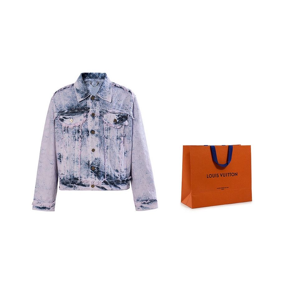 Louis Vuitton Louis Vuitton Monogram Jacquard Denim Jacket 50 Size US M / EU 48-50 / 2 - 1 Thumbnail