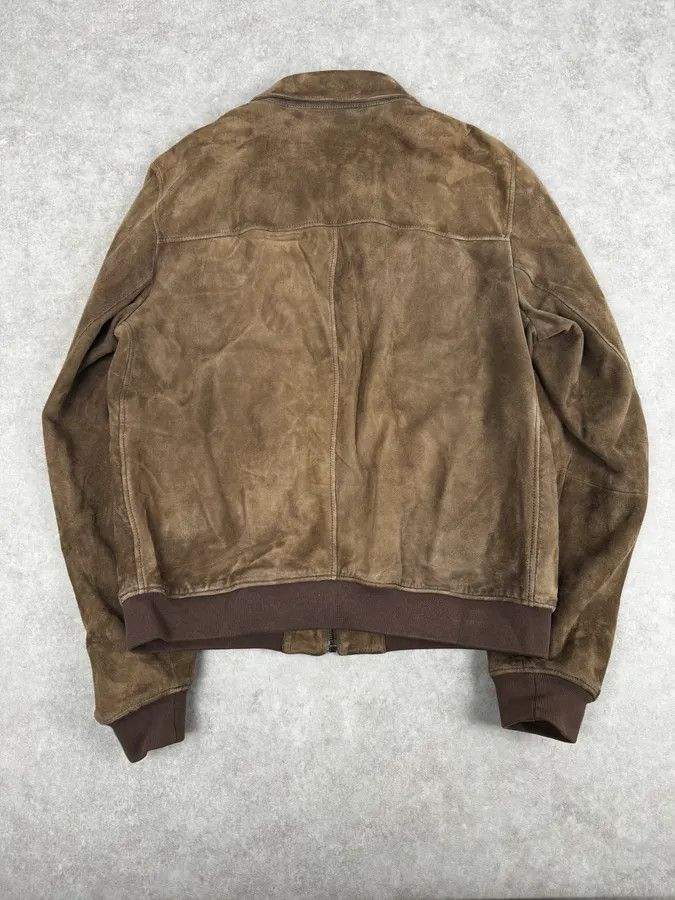 Prada AW2007 Prada Beige Brown Suede Front Pockets Leather Jacket Size US L / EU 52-54 / 3 - 4 Thumbnail