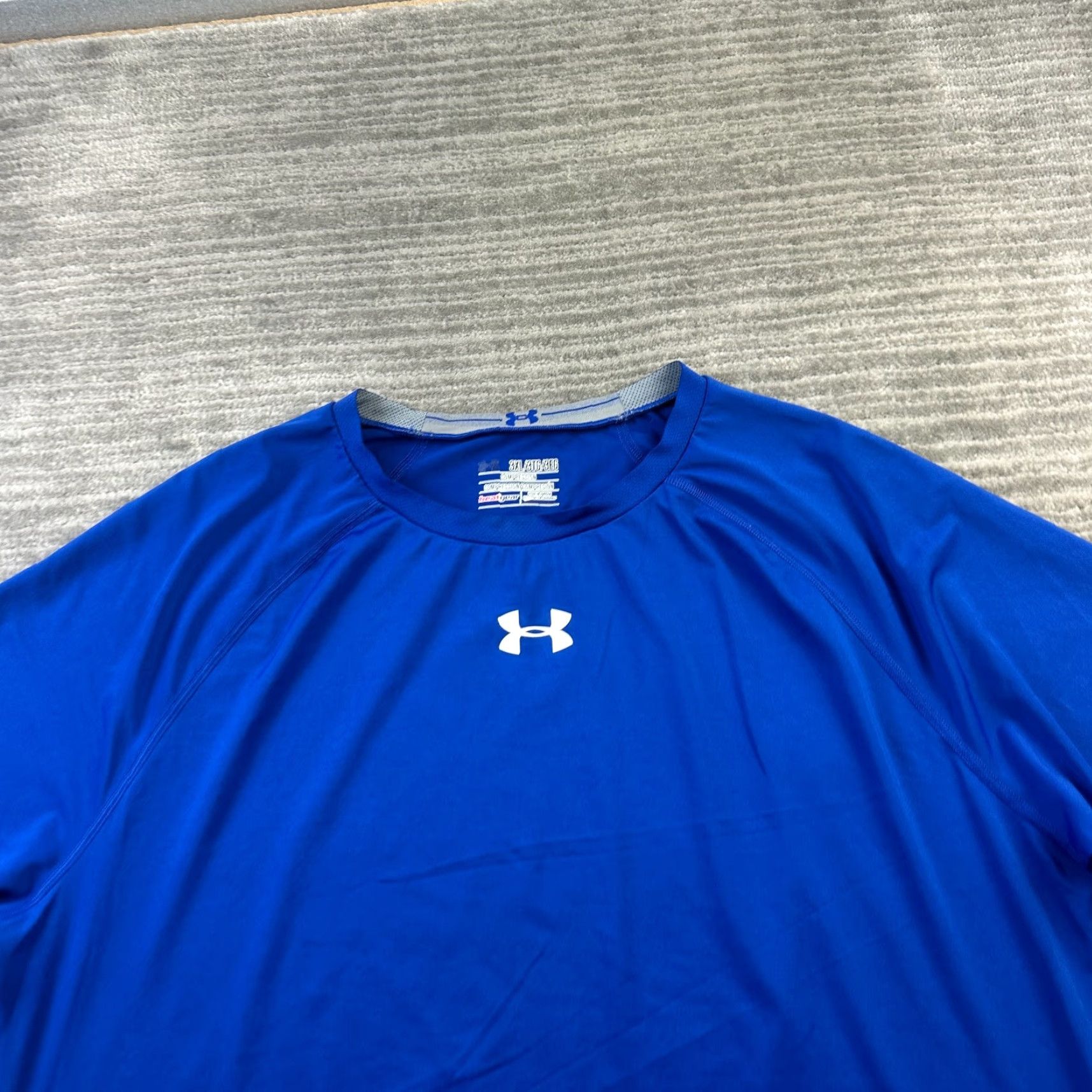 Under Armour Under Armour Shirt Mens 3XL Blue Compression HeatGear Size US XXL / EU 58 / 5 - 3 Thumbnail