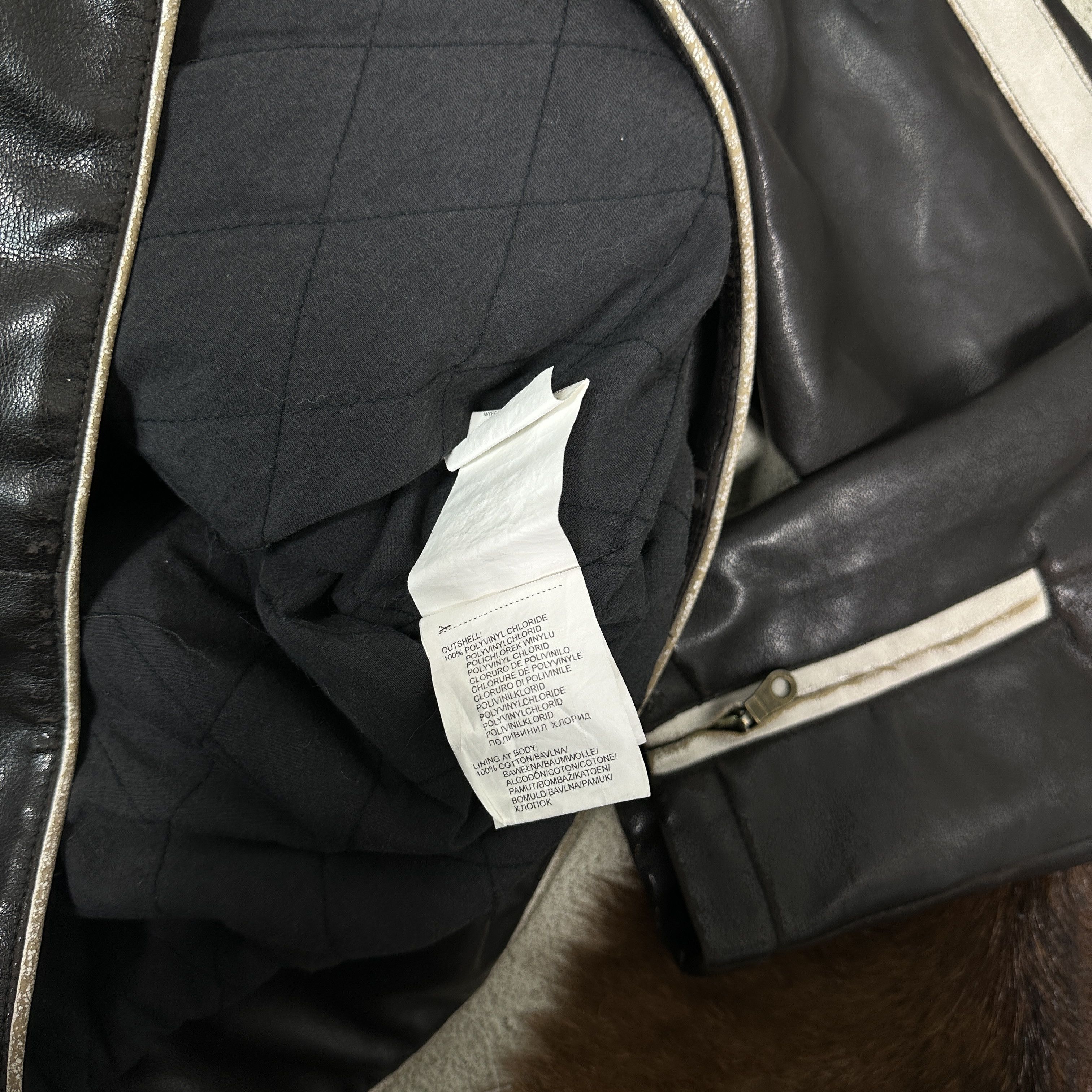 Vintage Vintage Moto Biker Racing Oversize Faux Leather Jacket 00s Size US L / EU 52-54 / 3 - 10 Thumbnail