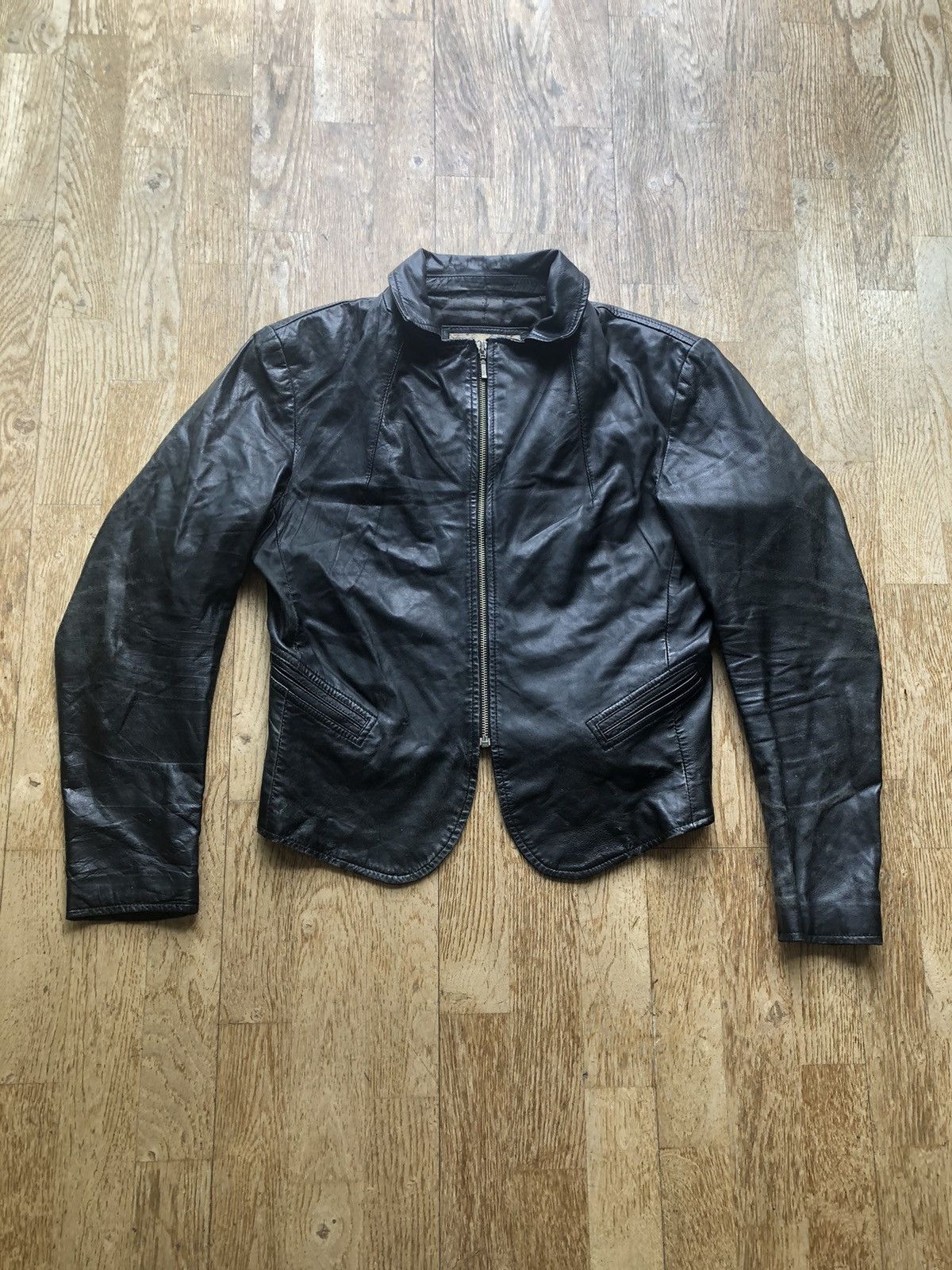 Vintage B-PELLE VINTAGE LEATHER QUALITY CROPPED JACKET Size US S / EU 44-46 / 1 - 1 Thumbnail