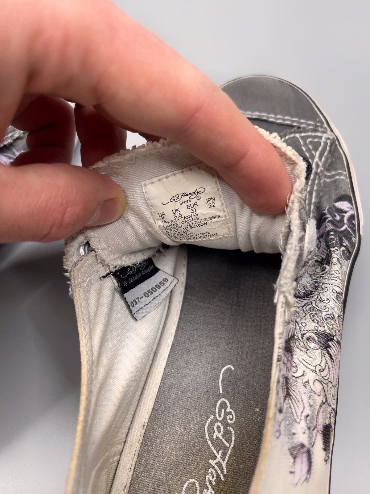 Ed Hardy × Vintage Y2k Ed Hardy By Christian Audigier Sneakers Size US 7 / IT 37 - 11 Thumbnail