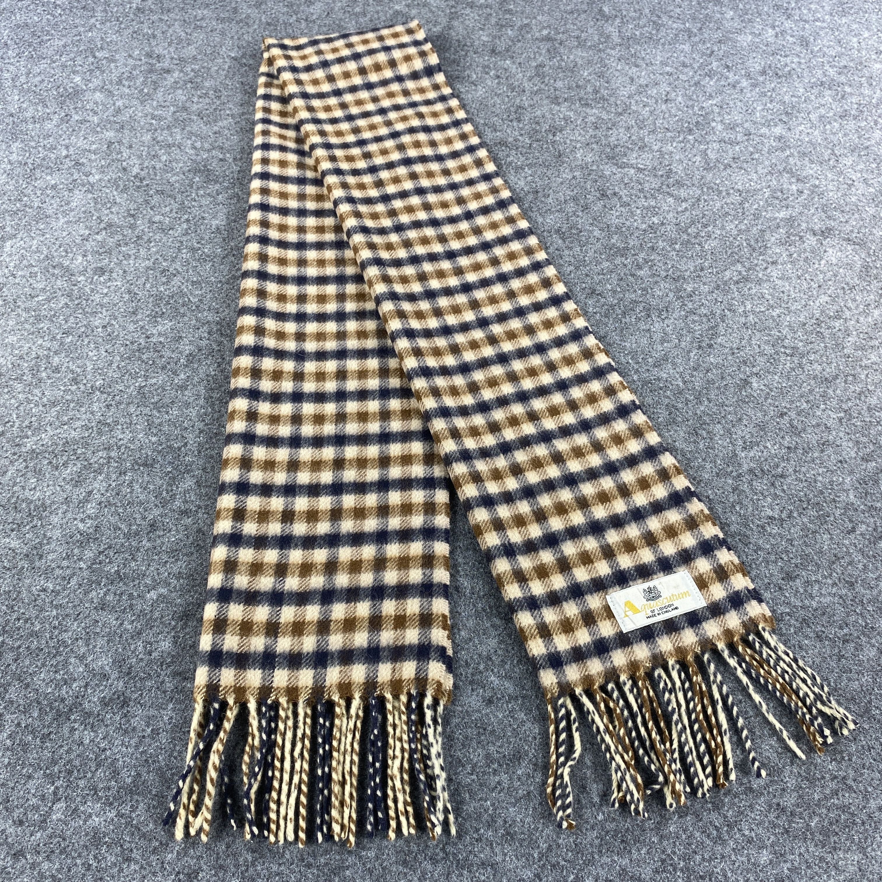 Aquascutum × Vintage GF10429 Aquascutum Scarf Neck Wear Muffler Size ONE SIZE - 1 Thumbnail