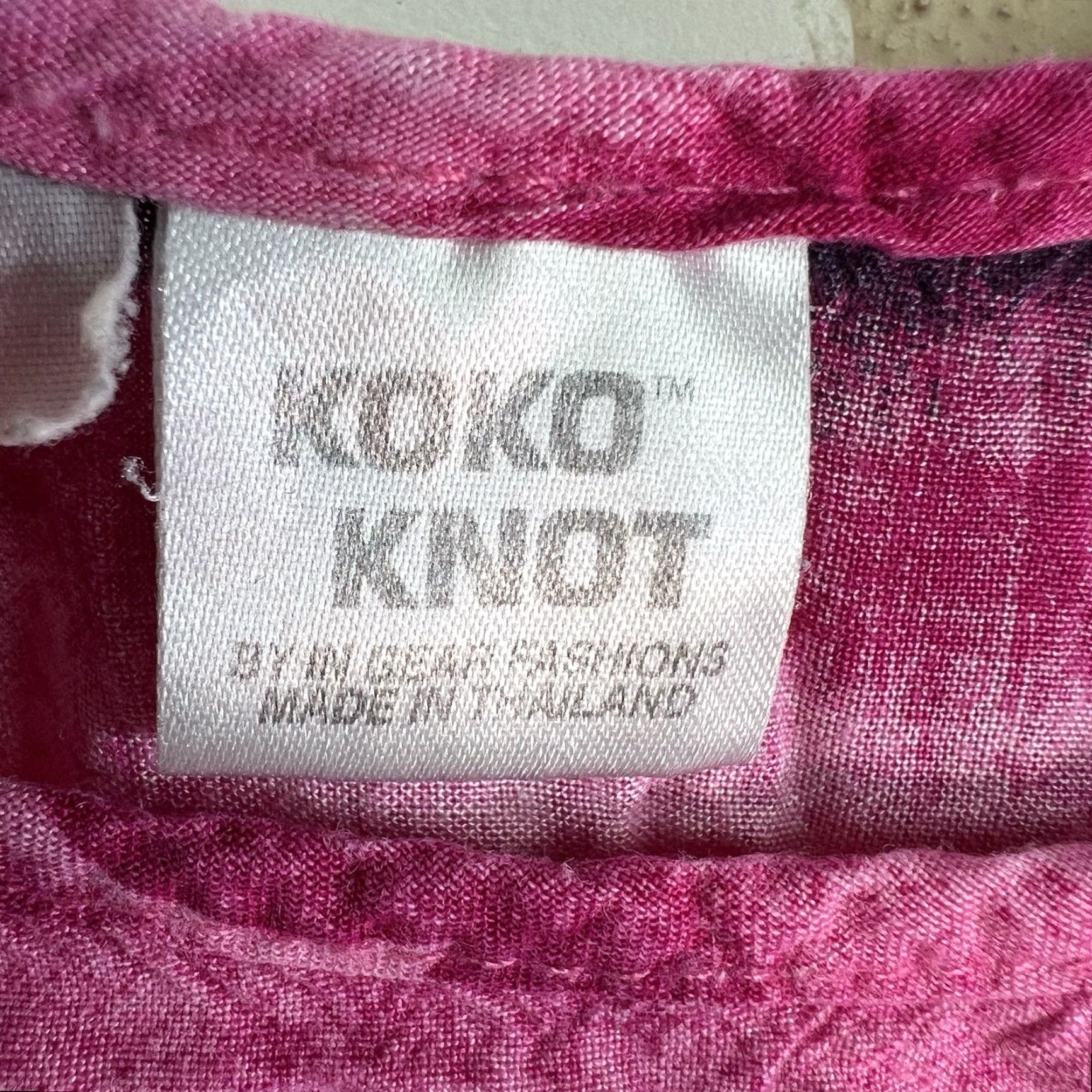 Vintage KOKO Knot Sailing Swim Beach Dress Womens Size S Pink Sleeveless Size S / US 4 / IT 40 - 5 Thumbnail