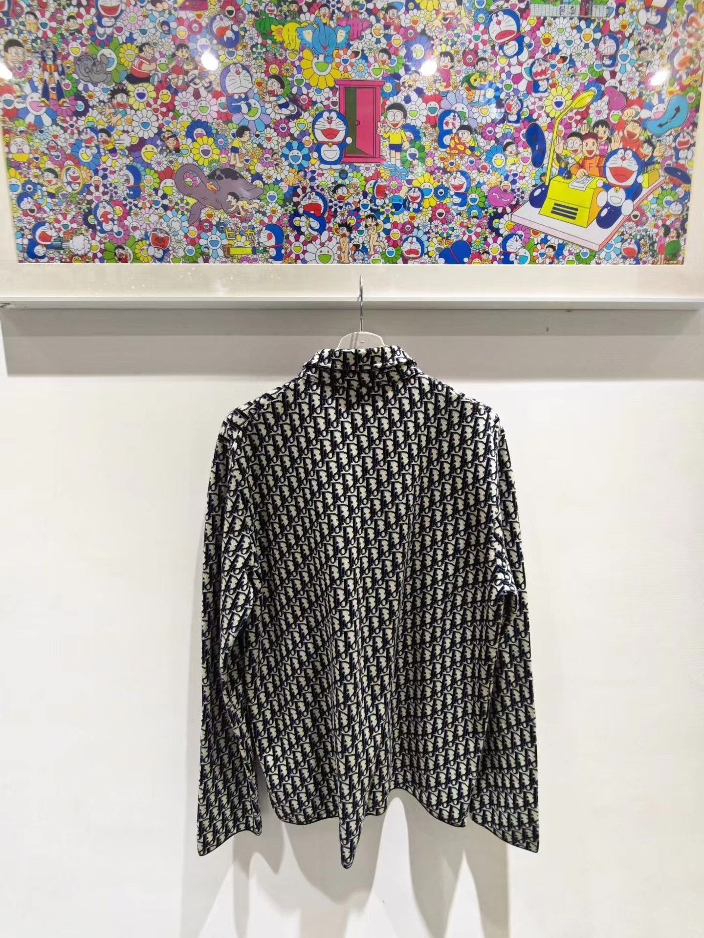 Dior DIOR Classic Cotton All-Over Logo Print Shirt Q15 Size US L / EU 52-54 / 3 - 3 Thumbnail