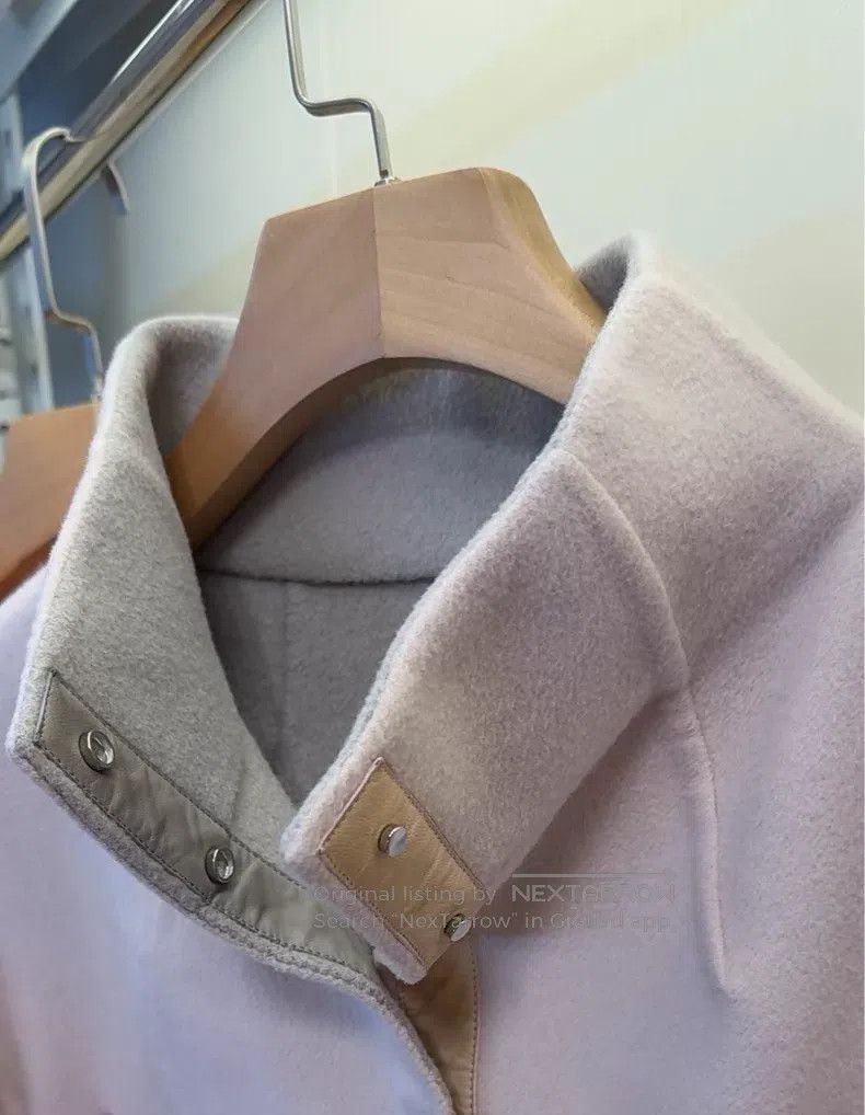 Loro Piana Loro Piana Double-Sided Baby Volcano Collar Cashmere Coat Size S / US 4 / IT 40 - 4 Thumbnail