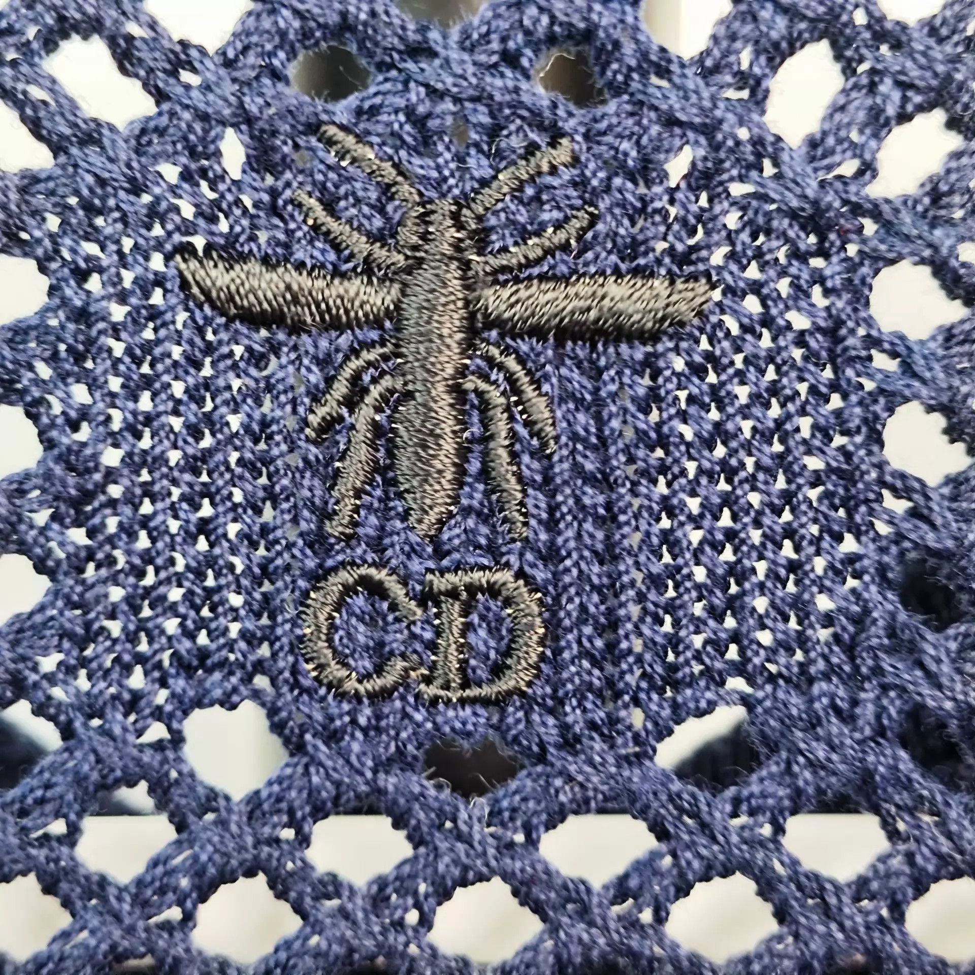 Dior Dior Knit Heart Short Sleeve Blue Lined Women's 34 Size XS / US 0-2 / IT 36-38 - 7 Thumbnail
