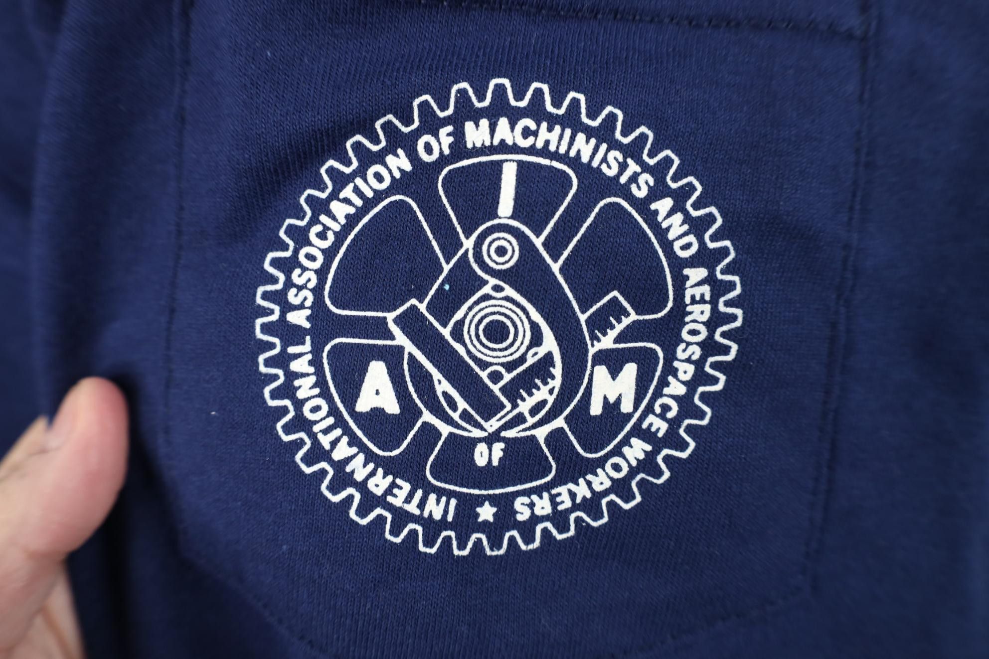 Vintage Deadstock Vintage 90s Machinist Aerospace Union T-Shirt Size US XL / EU 56 / 4 - 4 Thumbnail