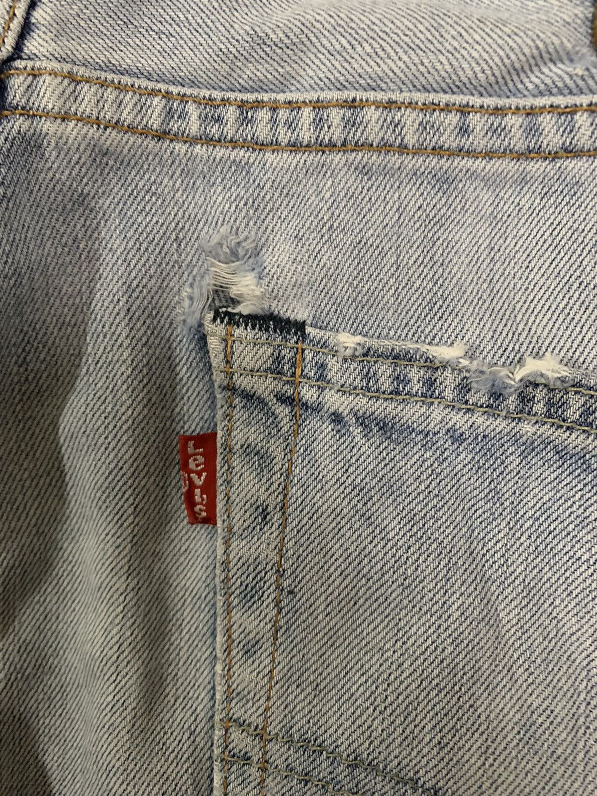 Levi's Vintage Clothing Vintage Y2K Levis 505 Blue Wash Straight Leg Jeans 33x28 Size US 33 - 16 Thumbnail