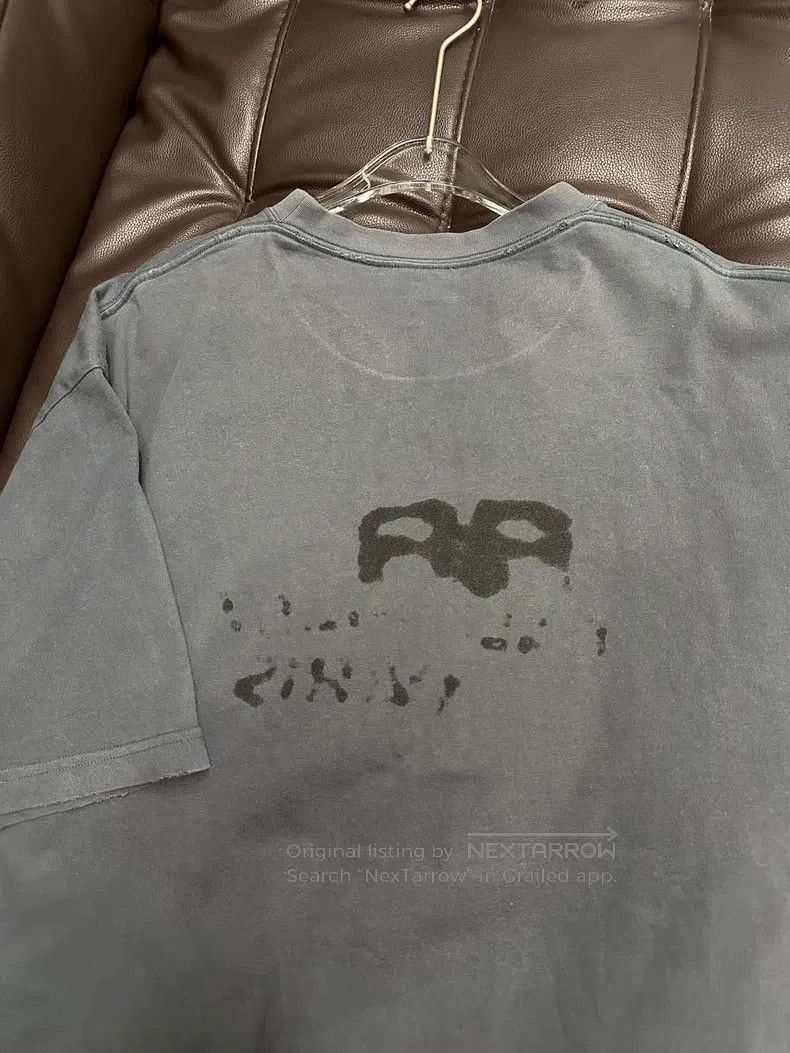 Balenciaga Balenciaga Splatter BB Letter Short Sleeve T-Shirt, Grey M Size US M / EU 48-50 / 2 - 5 Thumbnail