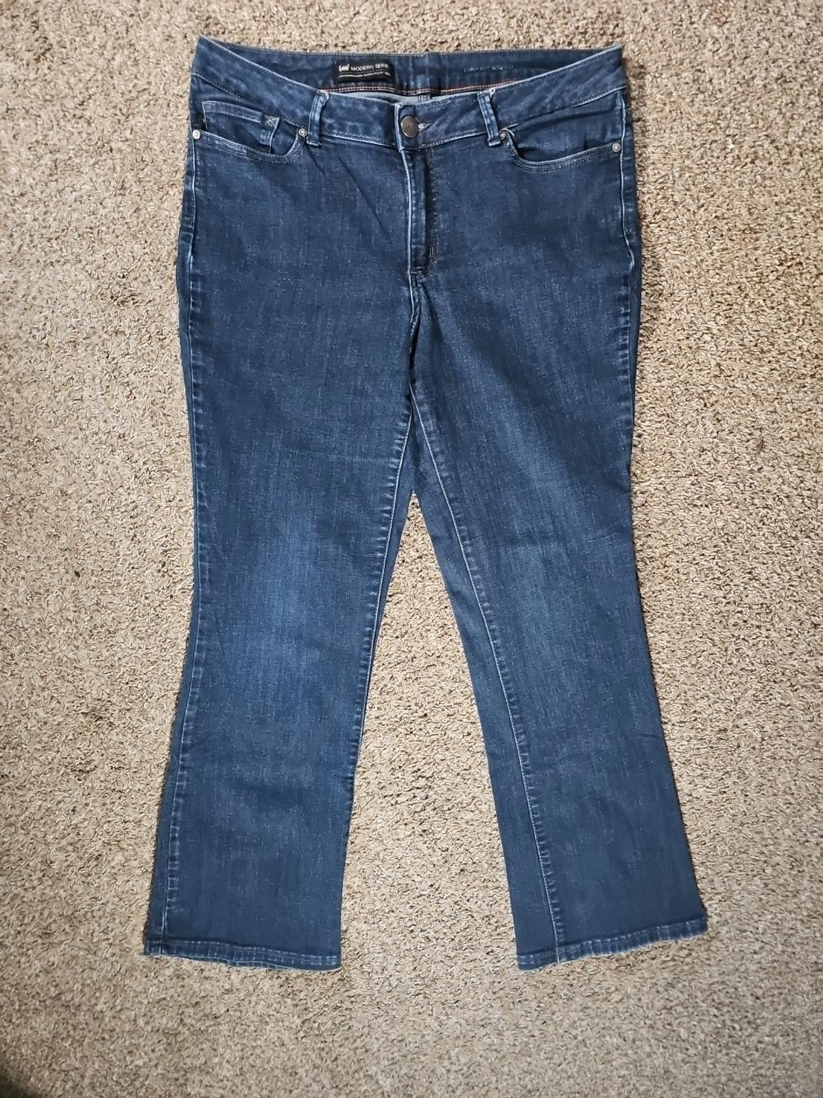 Lee LEE Modern Series Curvy Hi Bootcut Jeans Size 30" / US 8 / IT 44 - 1 Thumbnail