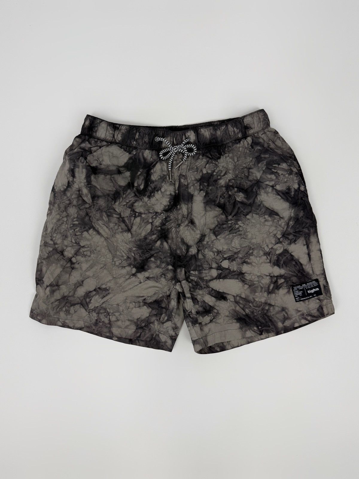 tigha Tigha Garment Dyed Nylon Swim Shorts M Size US 31 - 1 Thumbnail