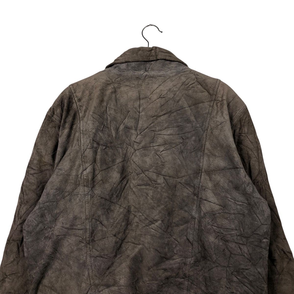 Japanese Brand 🔥VINTAGE LEATHER BOMBER JACKET ABERDEEN ISSEY MIYAKE Size US M / EU 48-50 / 2 - 10 Thumbnail