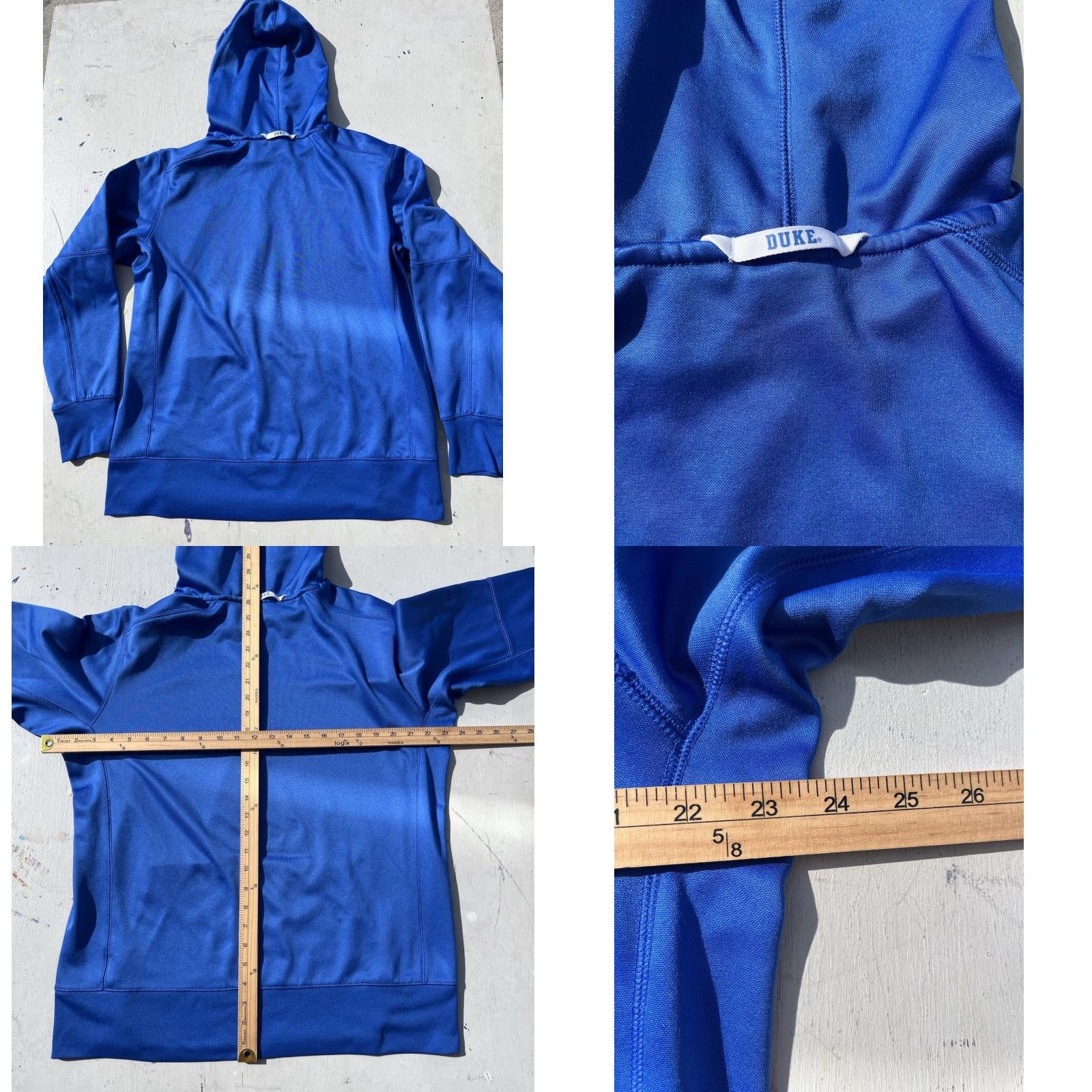Nike Nike Sweatshirt Men Blue Duke LaCrosse M College Activewear NCAA ACC Pullover Crew Neck Long Sleeve Solid Graphic Print Logo Hooded Pocket Size US M / EU 48-50 / 2 - 8 Thumbnail