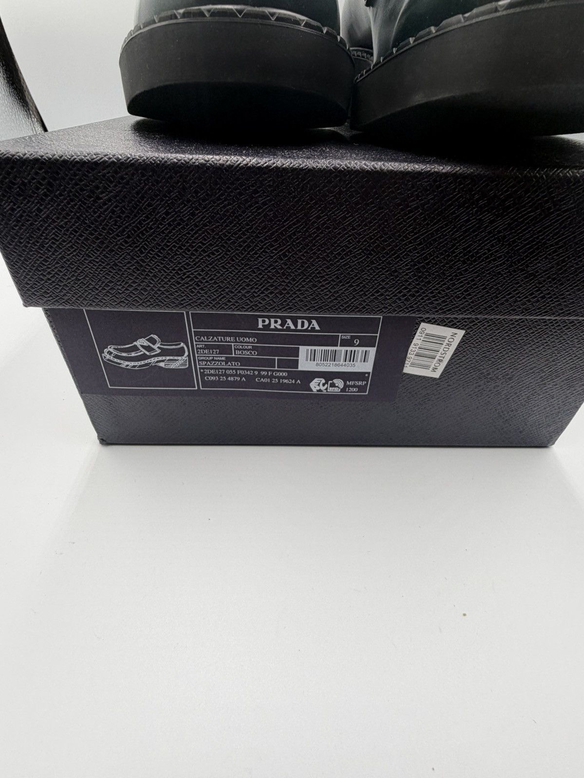 Prada Prada Triangle Logo Loafer In Bosco 42 Size US 9 / EU 42 - 9 Thumbnail