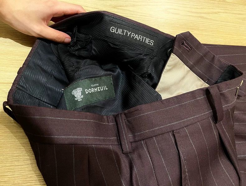 Wacko Maria WACKO MARIA Striped pleated trousers | Dress pants Size US 29 - 3 Thumbnail