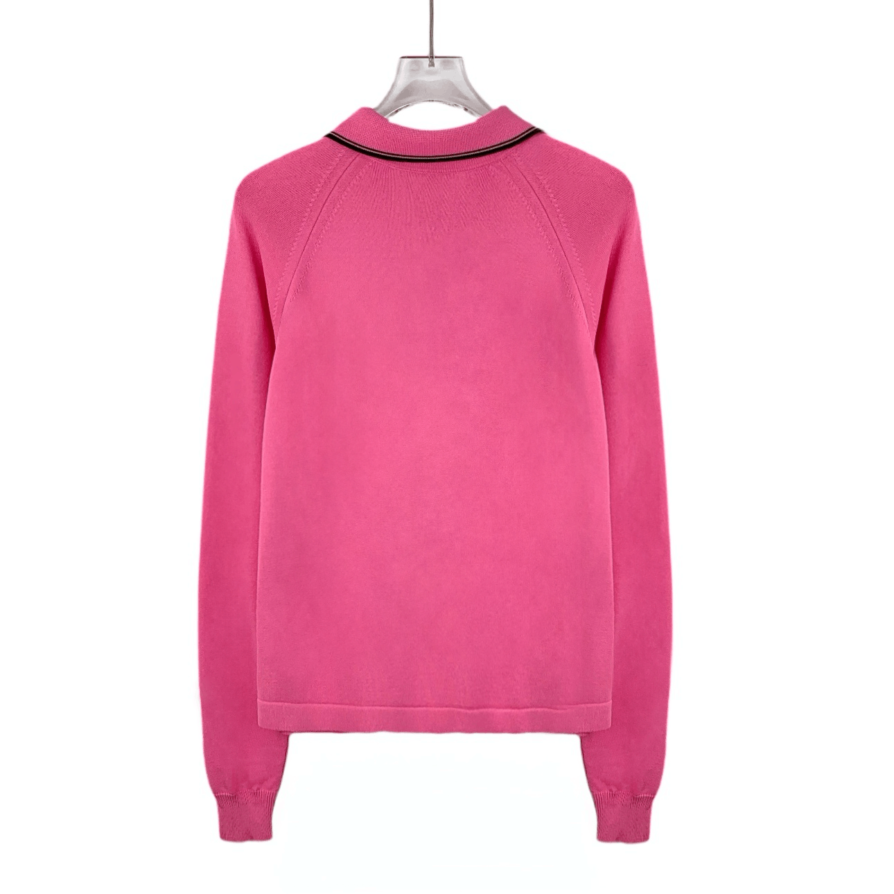 Miu Miu MiuMiu Pink Half-Zip Knit Polo (Size S) Size S / US 4 / IT 40 - 8 Thumbnail