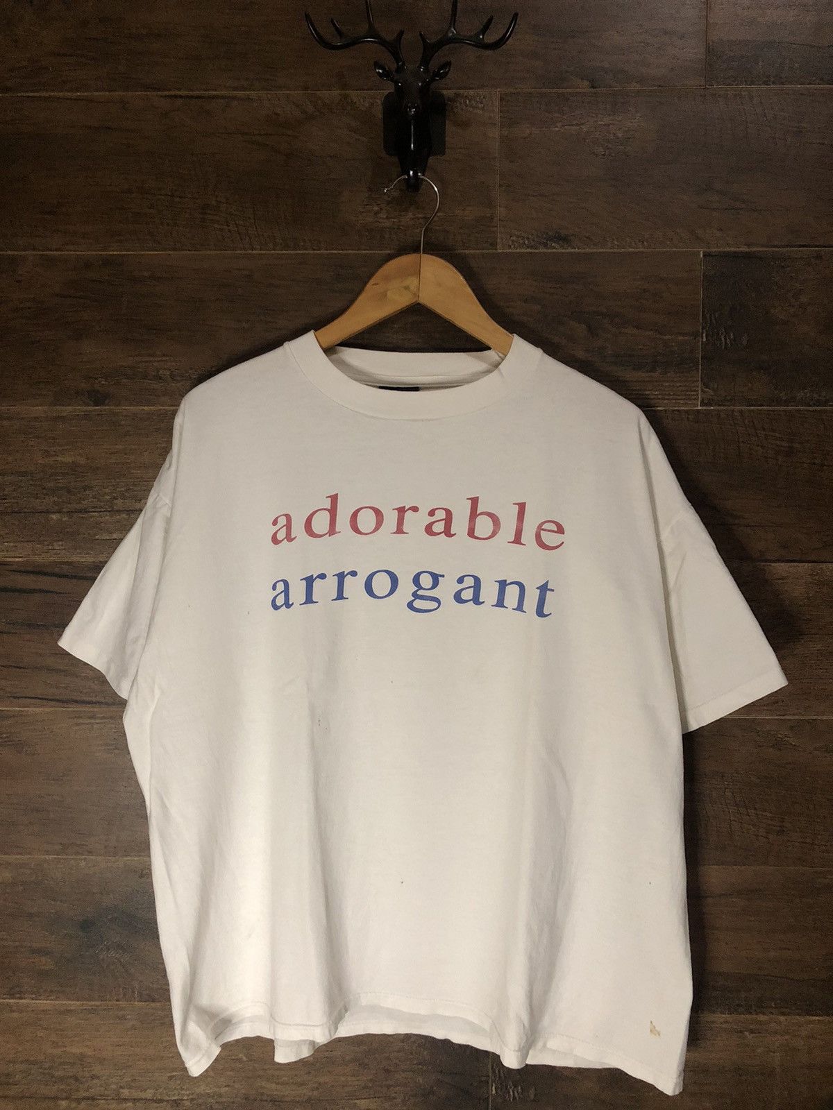 Band Tees × Vintage Vintage 1993 Adorable Arrogant Shirt Shoegaze Band Britpop Size US XL / EU 56 / 4 - 1 Thumbnail