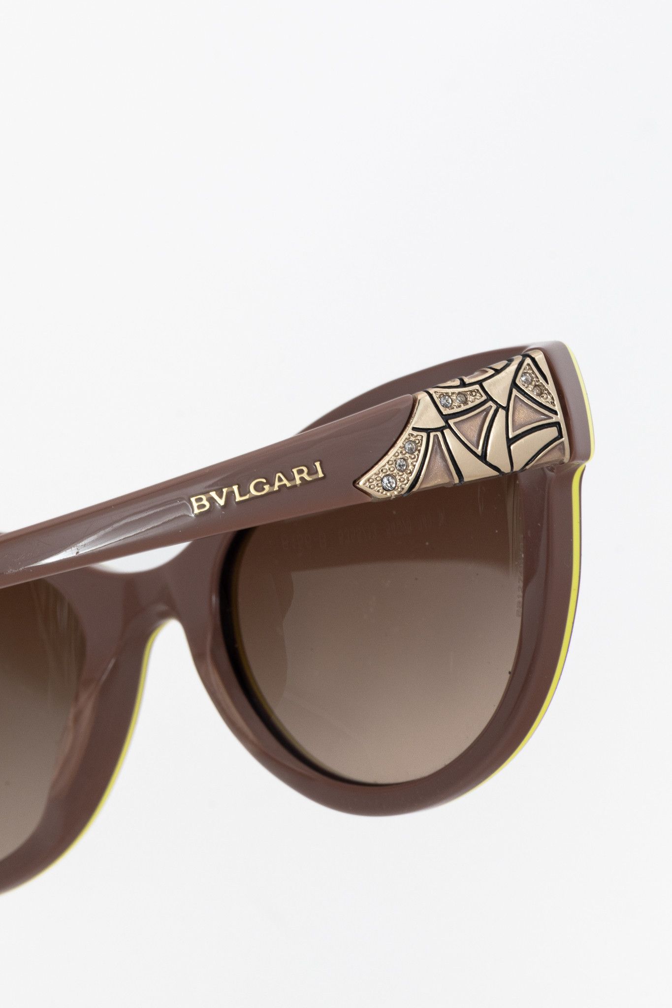 Bvlgari Bvlgari Diva Divina 8156B Crystal Cat-Eye Sunglasses Size ONE SIZE - 7 Thumbnail