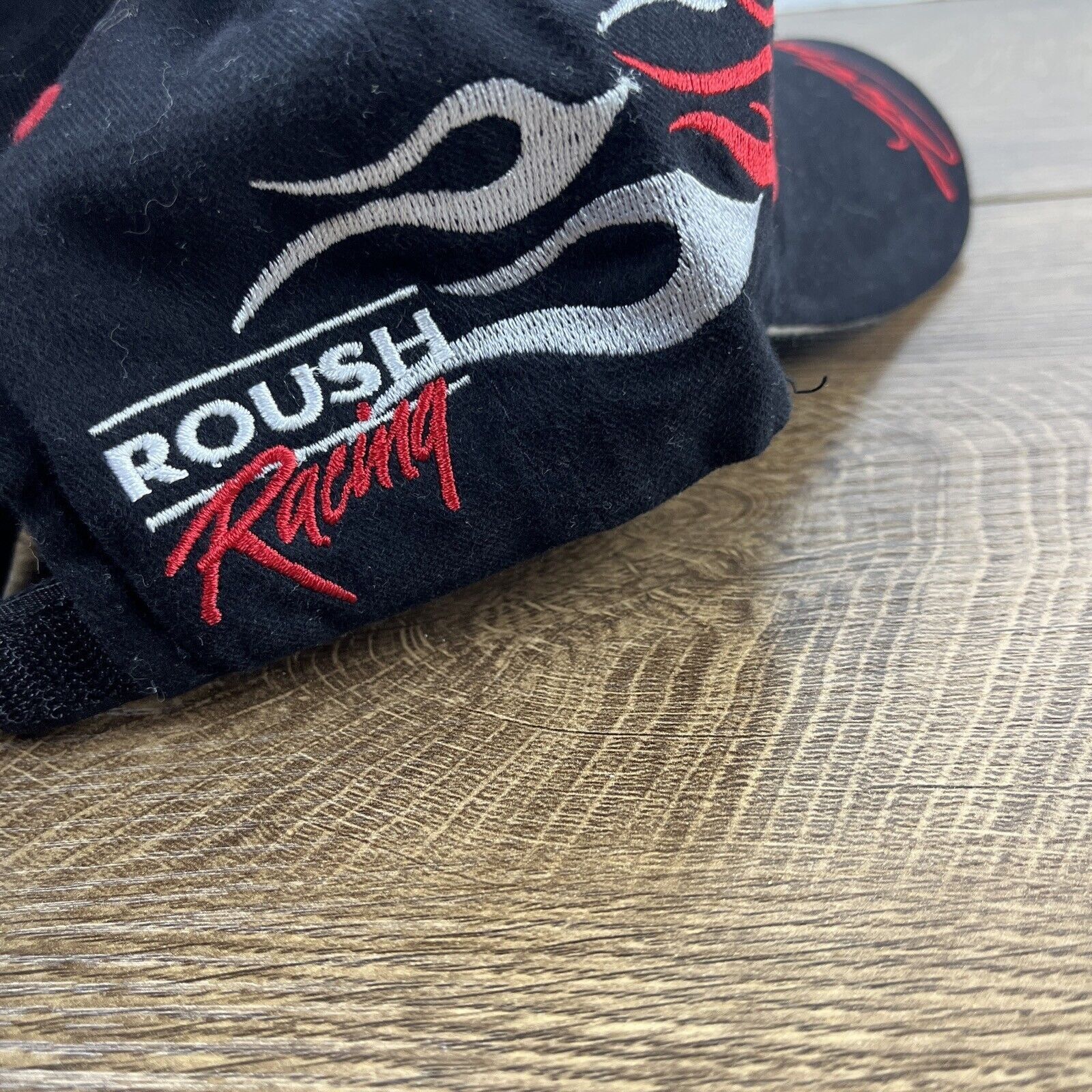 Other Rubbermaid Racing Hat Roush Racing Black Hat Adjustable NASC Size ONE SIZE - 13 Thumbnail