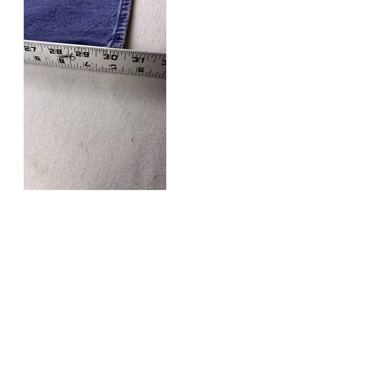 Vintage Laurence Bras Pants Women 25x30 Denim Jeans Wide-Leg Button Closure Blue Carpenter Regular Inseam 30 Womens Buttons Vintage No Size 42" / US 20 - 9 Thumbnail