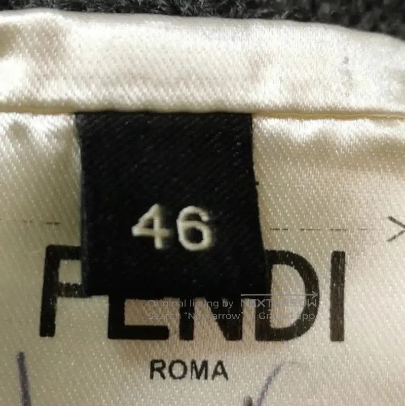 Fendi Fendi Women's Grey Wool Logo Knit Top . Size XS / US 0-2 / IT 36-38 - 5 Thumbnail