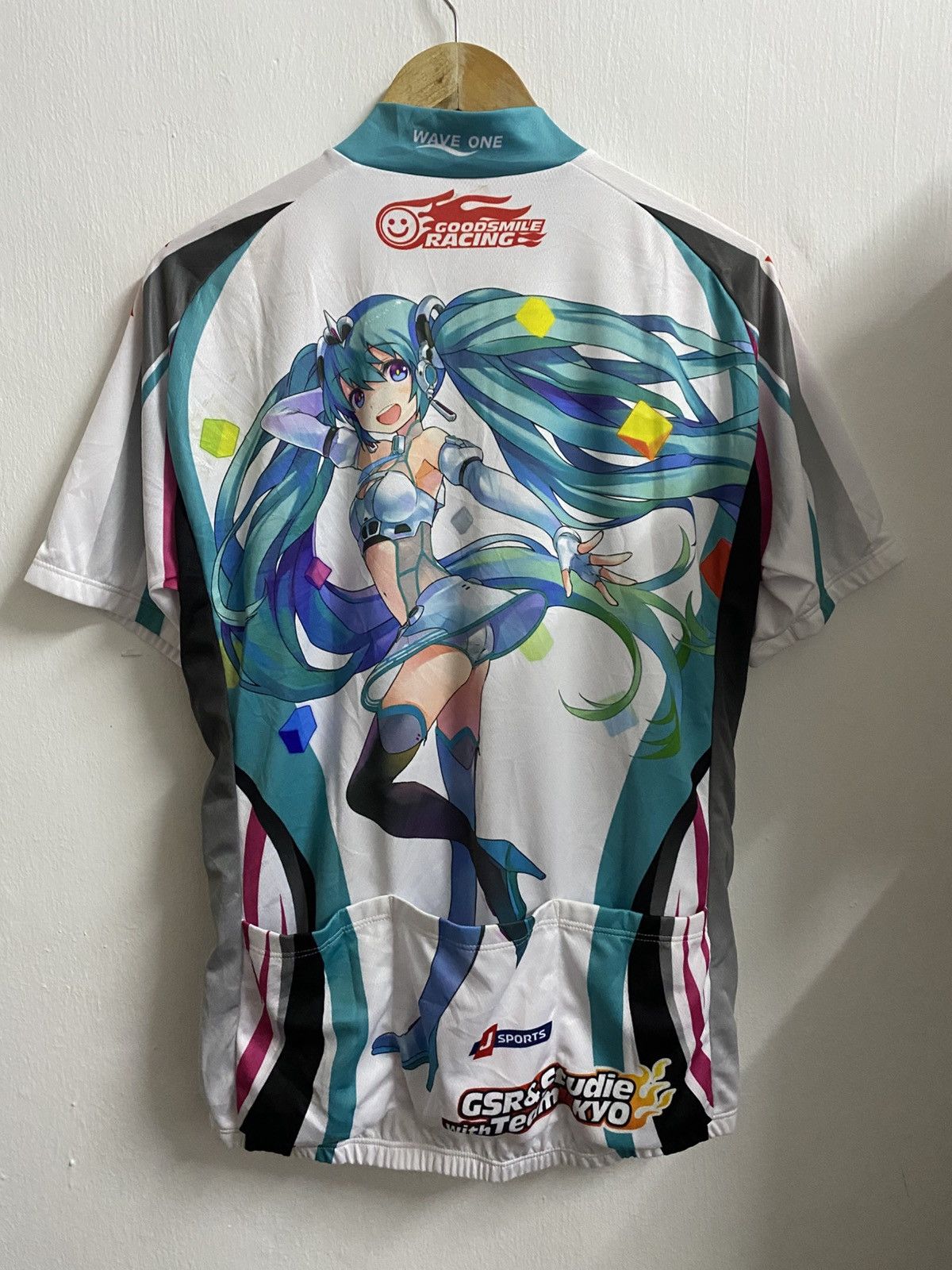 Anime Hatsune Miku Good Smile Racing Cycling Jersey Size US XL / EU 56 / 4 - 4 Thumbnail
