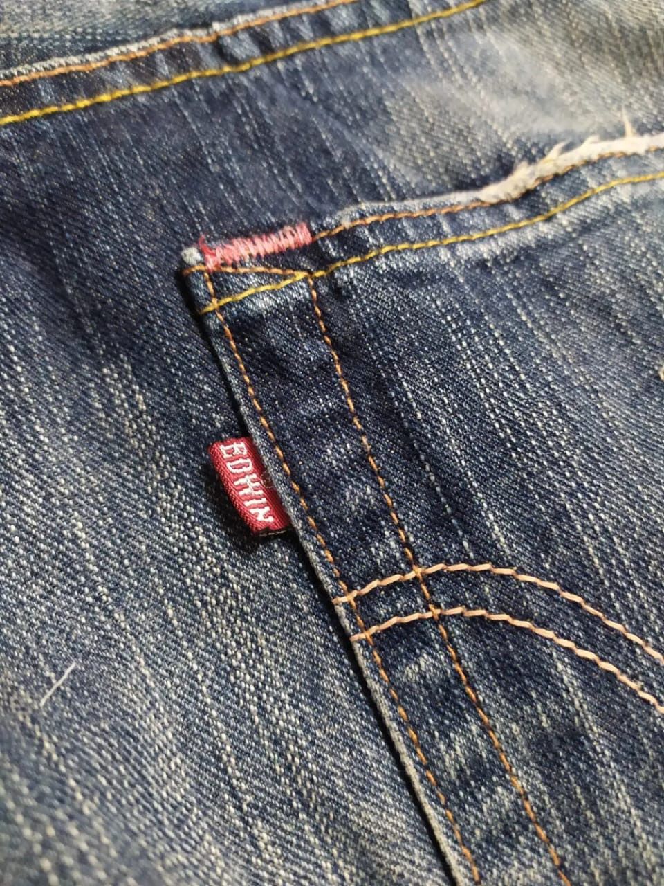 Edwin Edwin Skull Studded Distressed Denim Size US 30 / EU 46 - 13 Thumbnail