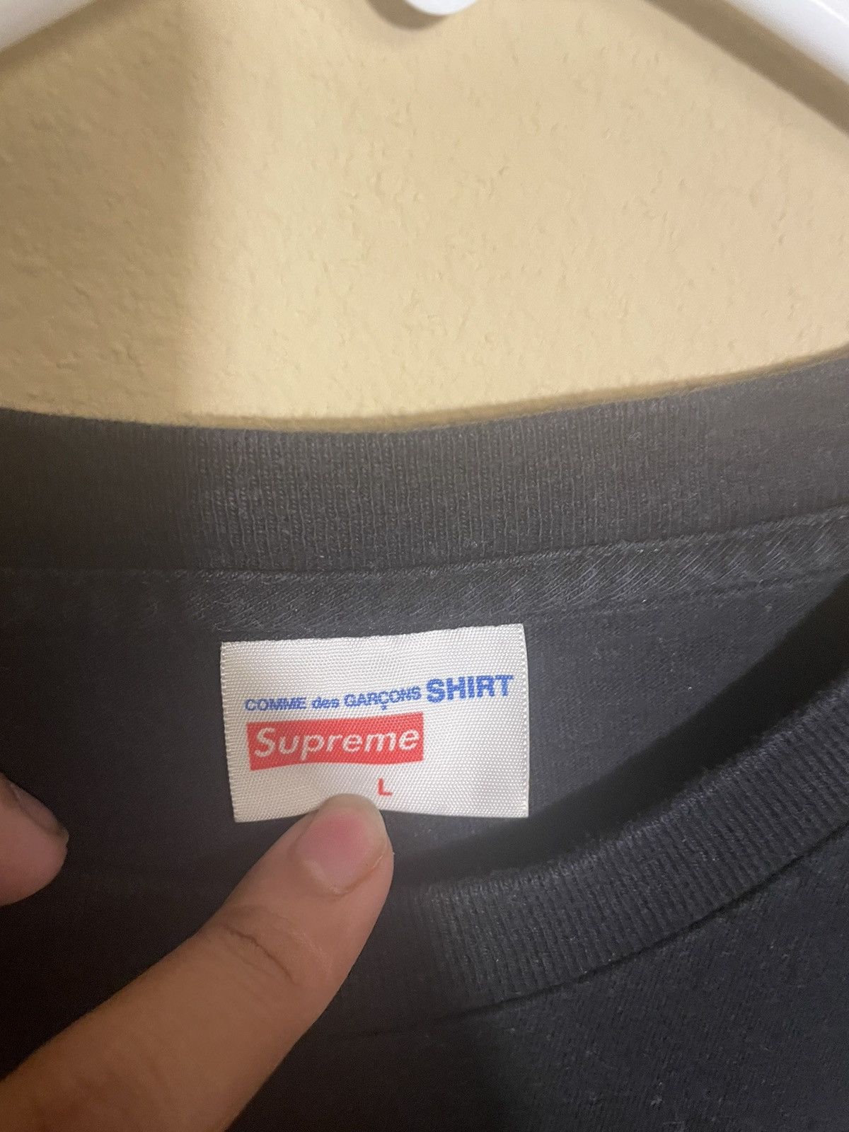 Comme des Garcons × Supreme Supreme CDG Harold Hunter Tee Size US L / EU 52-54 / 3 - 3 Thumbnail