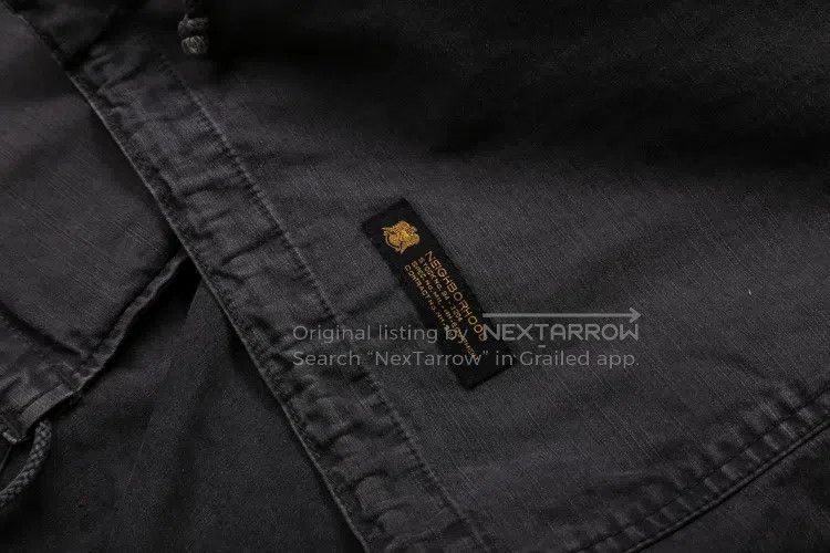 Neighborhood Neighborhood Military Fish Tail Washed Wax Dyed Windbreake Size US S / EU 44-46 / 1 - 4 Thumbnail