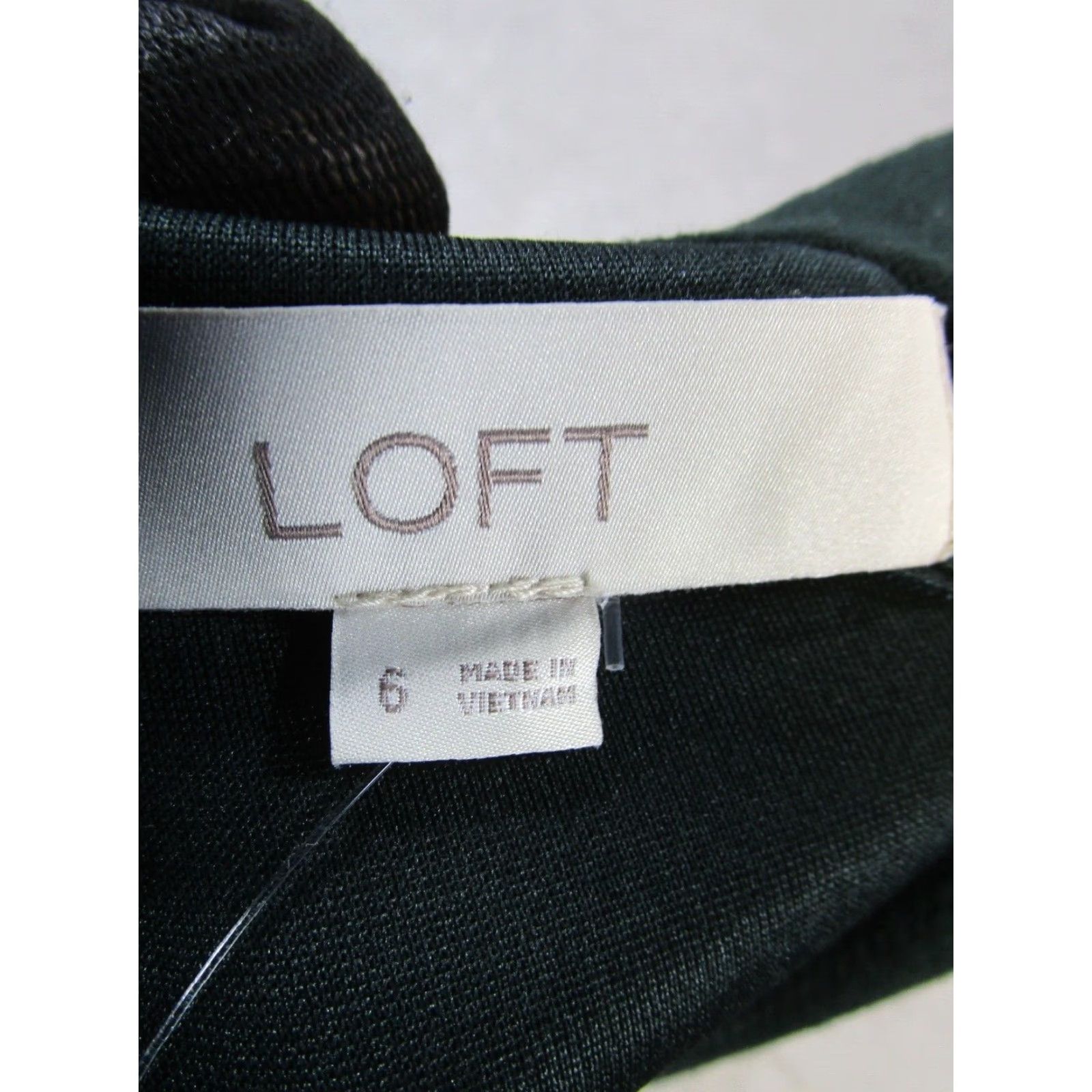 Loft VINTAGE LOFT Dress Womens 6 Green Blouson New Size M / US 6-8 / IT 42-44 - 3 Thumbnail