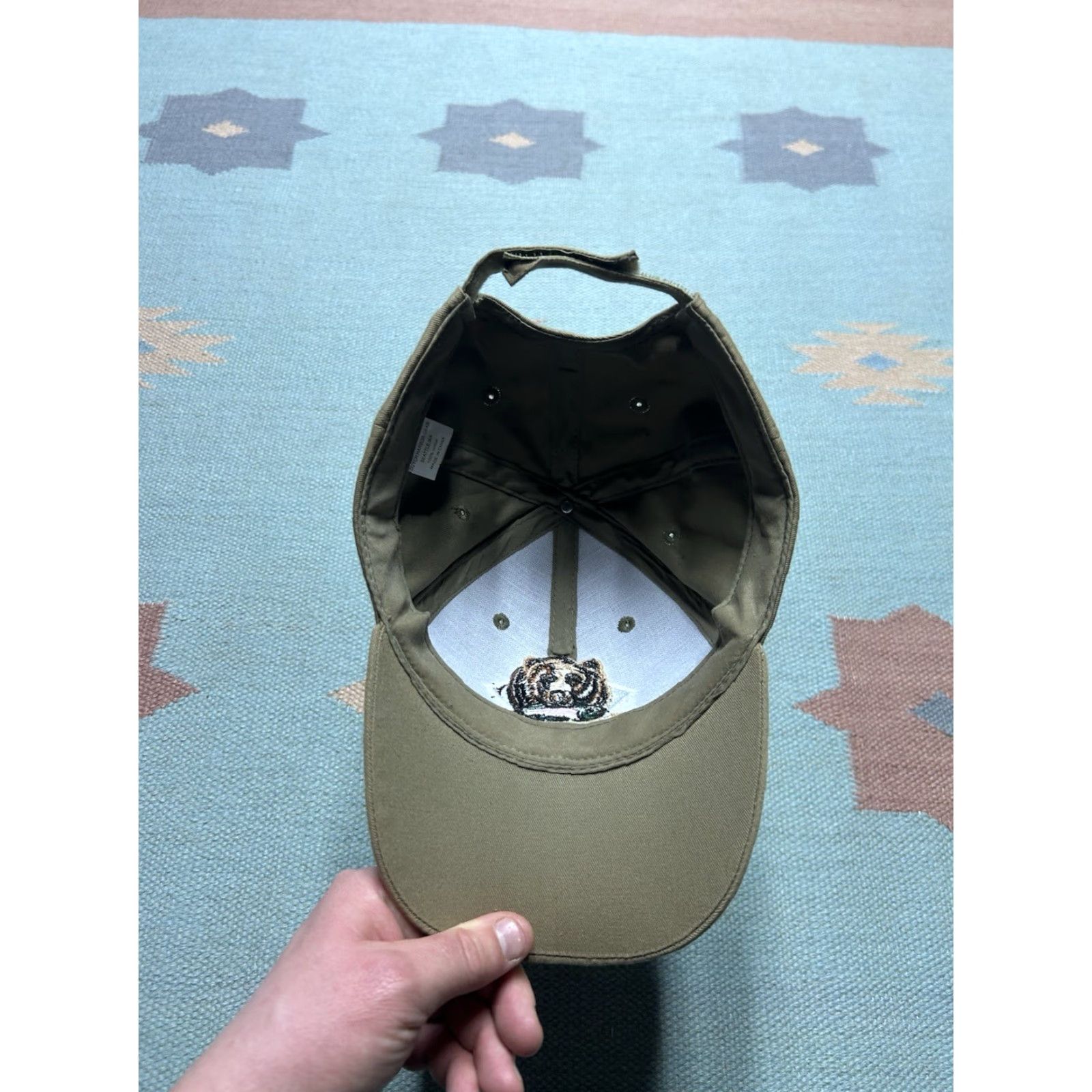 Vintage VINTAGE Animal Strapback Hat Cap Alaska Denali National Park Bear Animal Nature Tan Baseball Cap Adjustable Men Brown Nature Mens Size US M / EU 48-50 / 2 - 6 Thumbnail