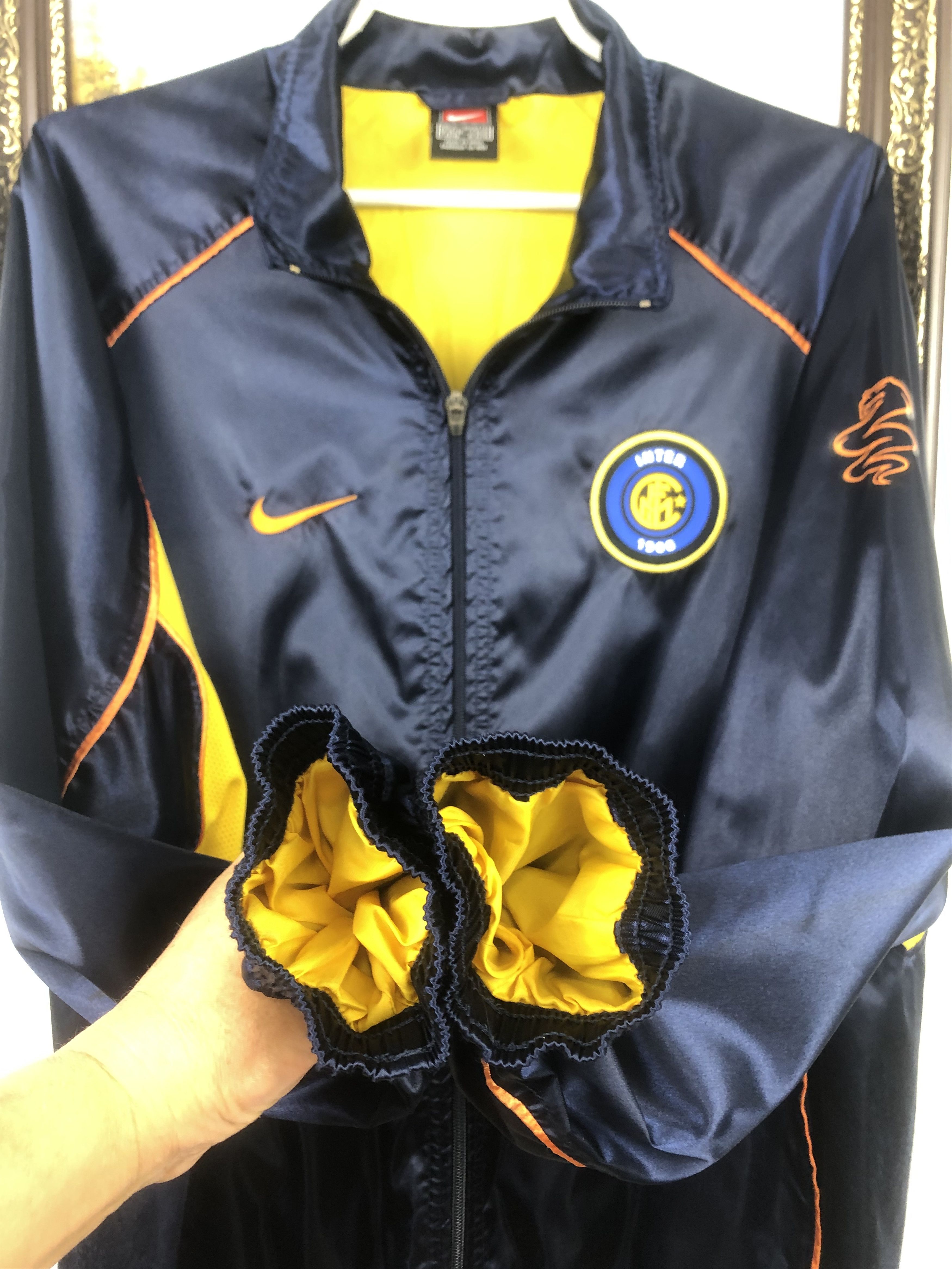 Nike Vintage 90's Nike Internazionale Inter Jacket Soccer Track Size US S / EU 44-46 / 1 - 9 Thumbnail