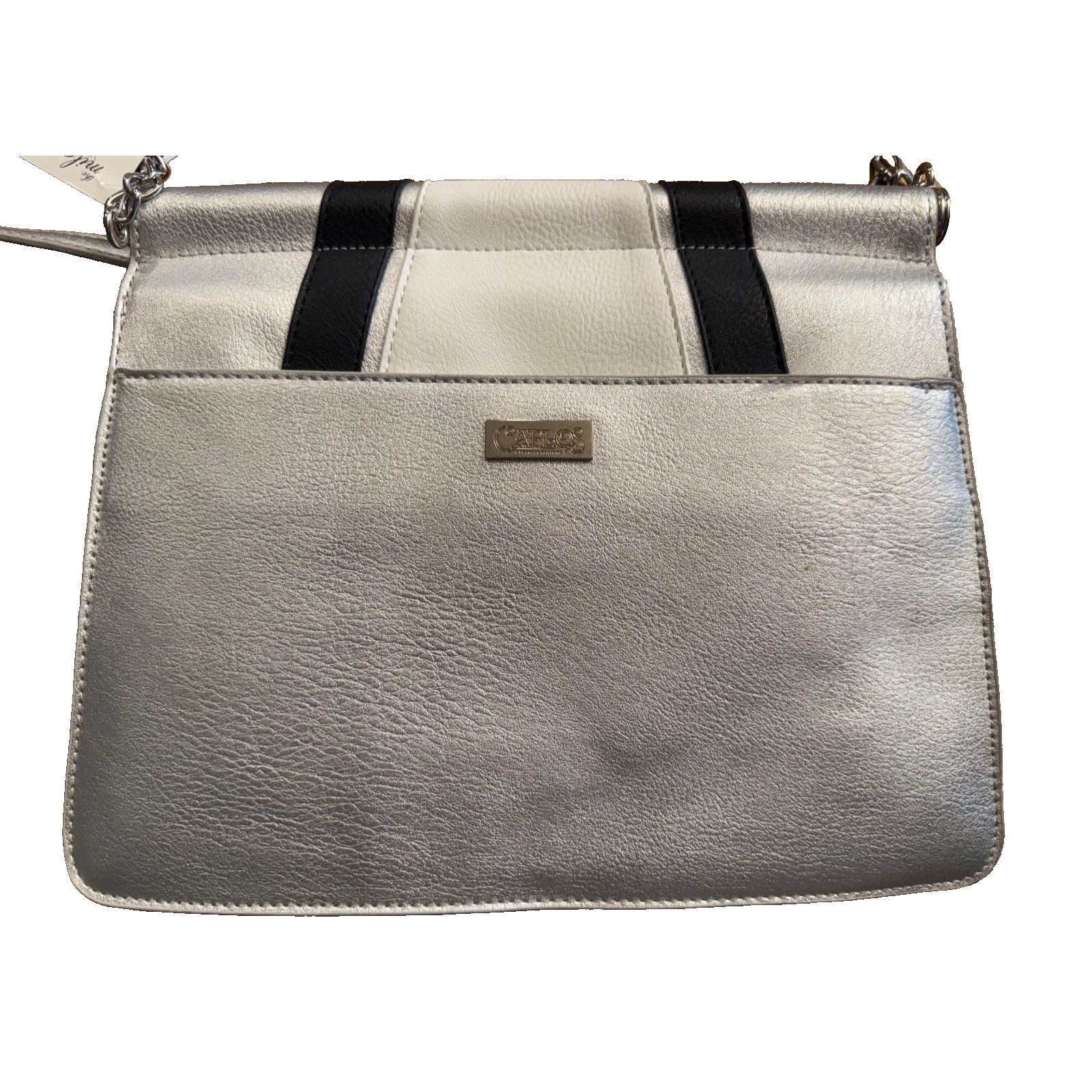 Other CARLOS SANTANA COLOR BLOCK PEBBLES FU LEATHER CROSSBODY BAG Size ONE SIZE - 4 Thumbnail