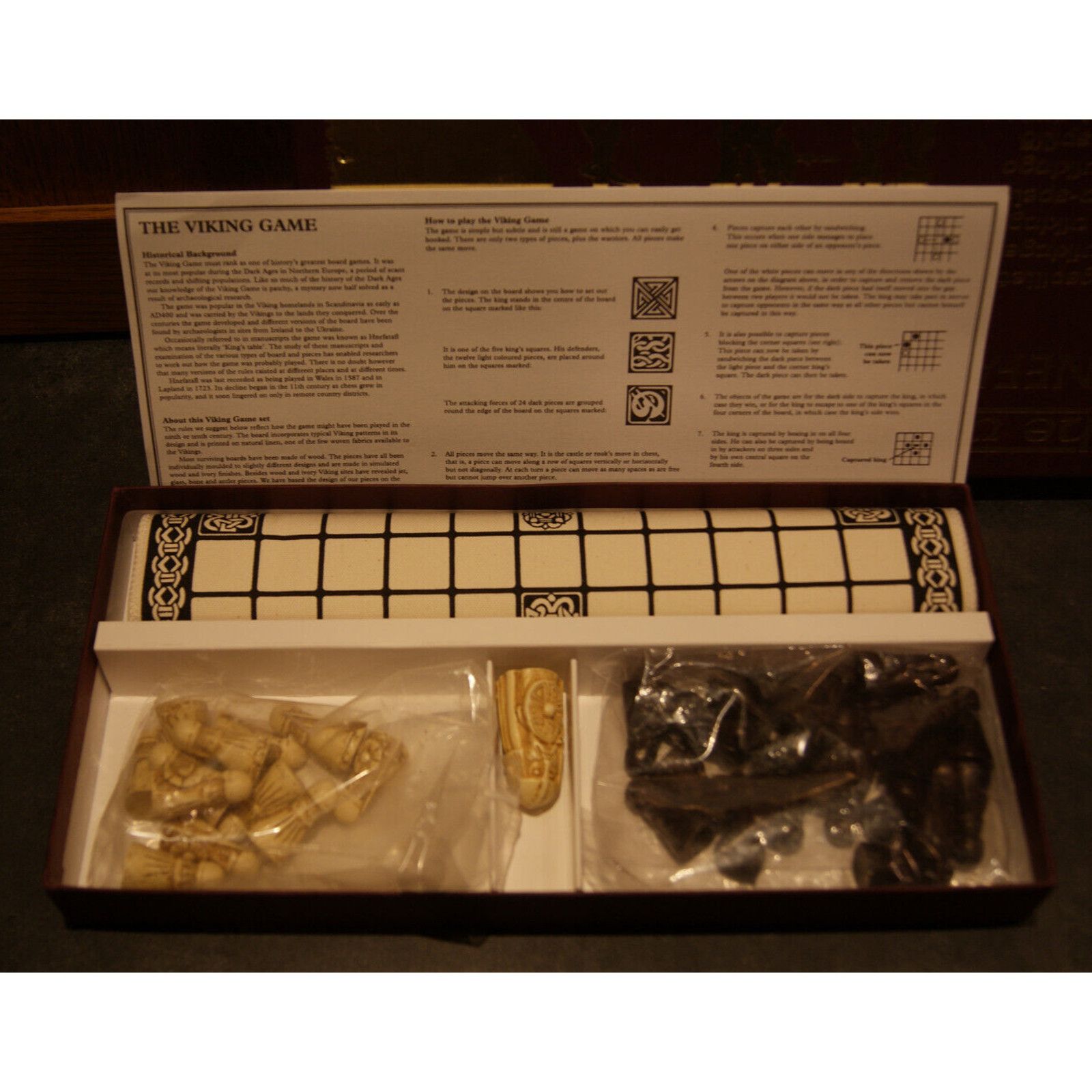 Other Hnefatafl: Viking Game COMPLETE History Craft Great Britain Size ONE SIZE - 2 Thumbnail