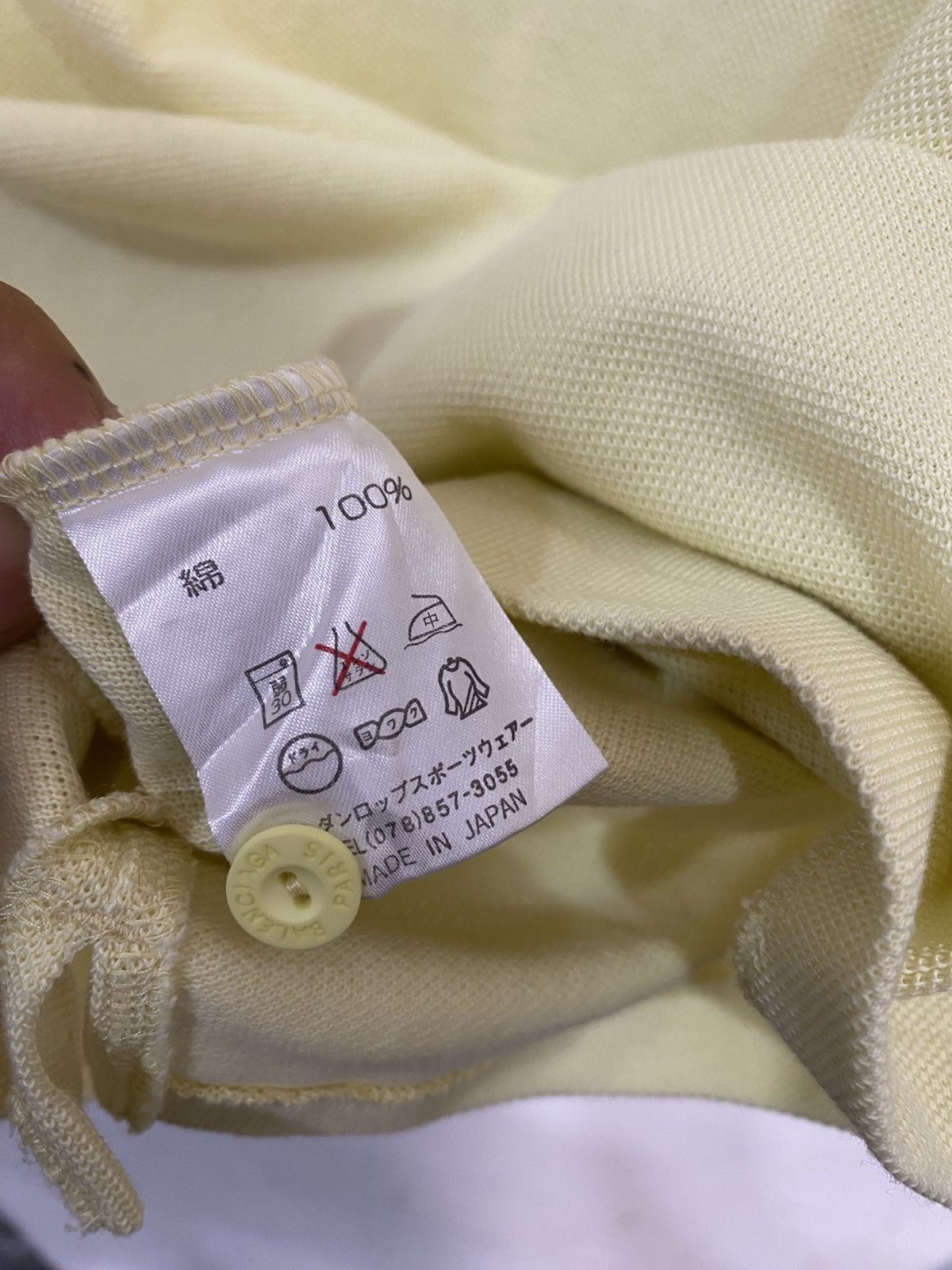Balenciaga Balenciaga Spellout Polo Golf Tee Size US M / EU 48-50 / 2 - 8 Thumbnail