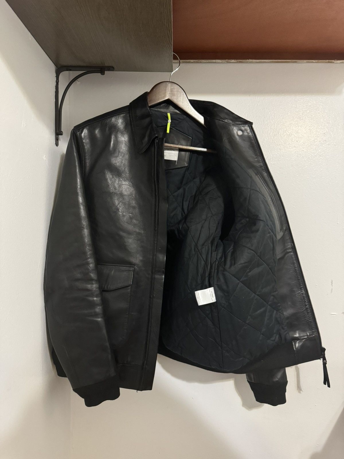 OAMC Over All Master Cloth OAMC black leather biker jacket Size US S / EU 44-46 / 1 - 2 Thumbnail