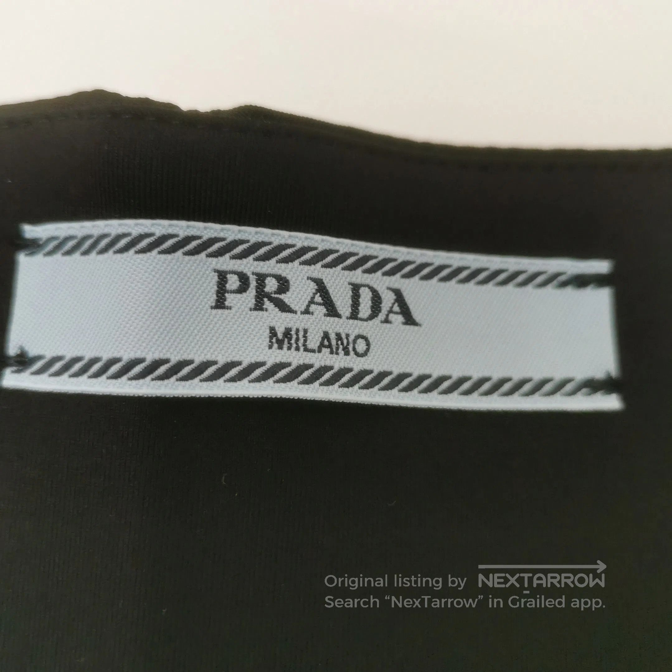 Prada Prada Black Logo Bandeau Top . Size XL / US 12-14 / IT 48-50 - 6 Thumbnail