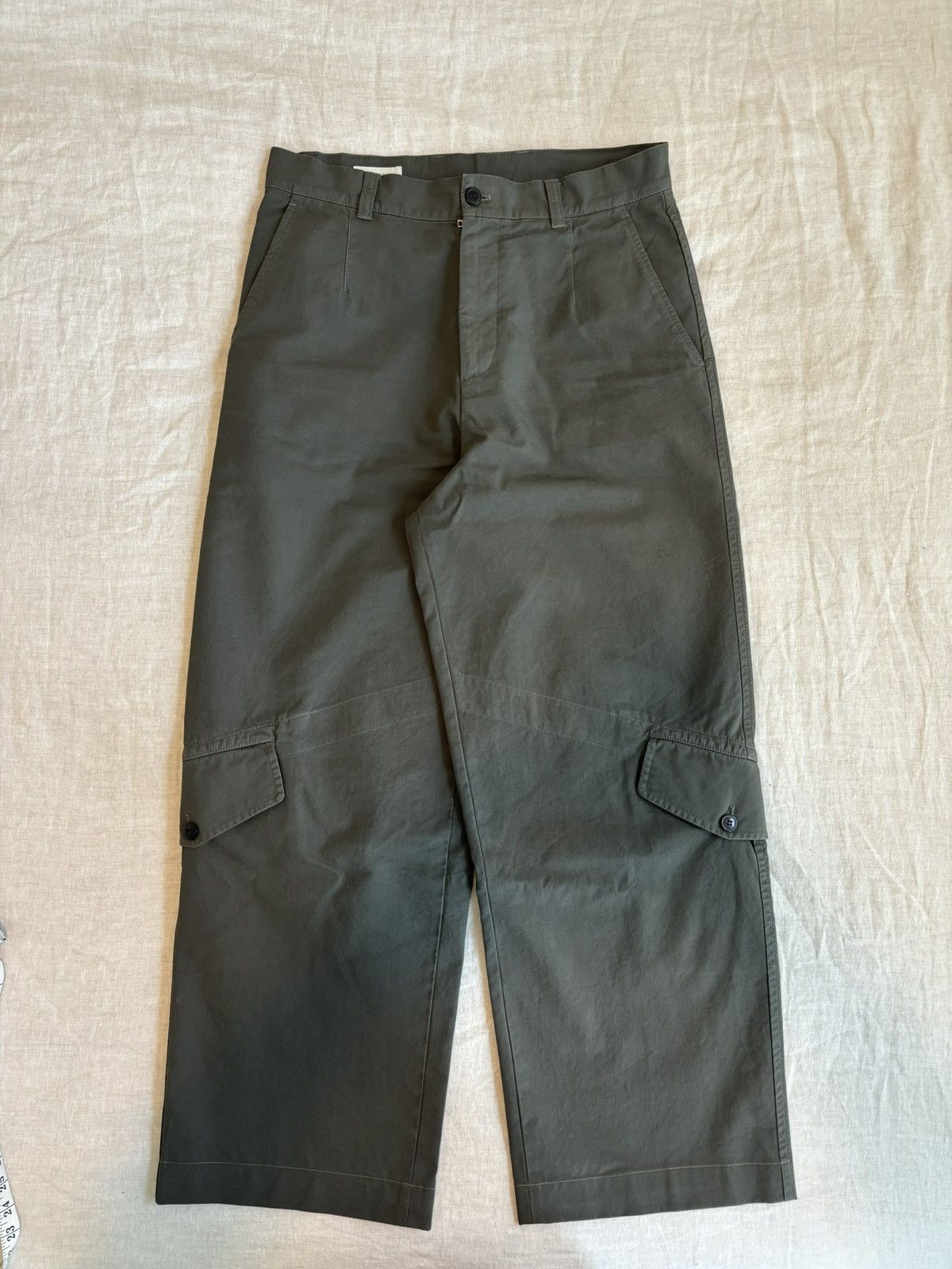 Dries Van Noten Dries Van Noten Cargo Pants Wide Leg Size US 34 / EU 50 - 1 Thumbnail
