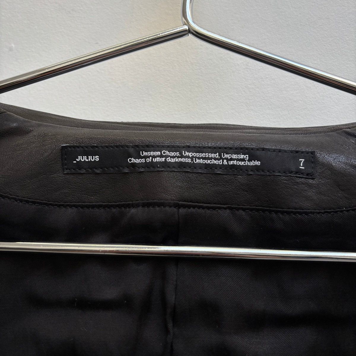 Julius Julius_7 Leather & Suede Biker Jacket Size US S / EU 44-46 / 1 - 12 Thumbnail
