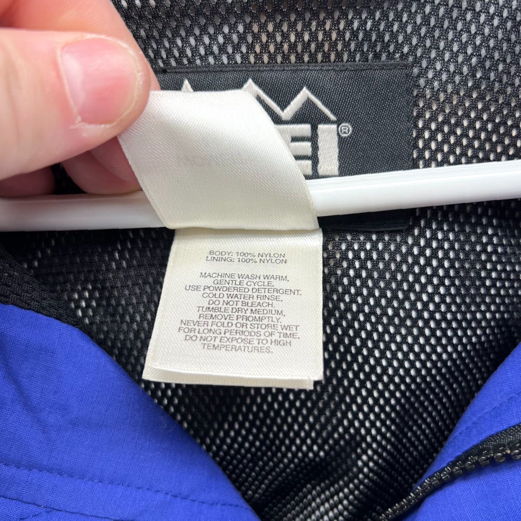 Vintage VINTAGE REI Jacket Women M Blue Black Full Zip Hooded Nylon Snowboarding Ski Windbreaker X-Sale Ladies Winter Fall Spring Womens Size M / US 6-8 / IT 42-44 - 7 Thumbnail
