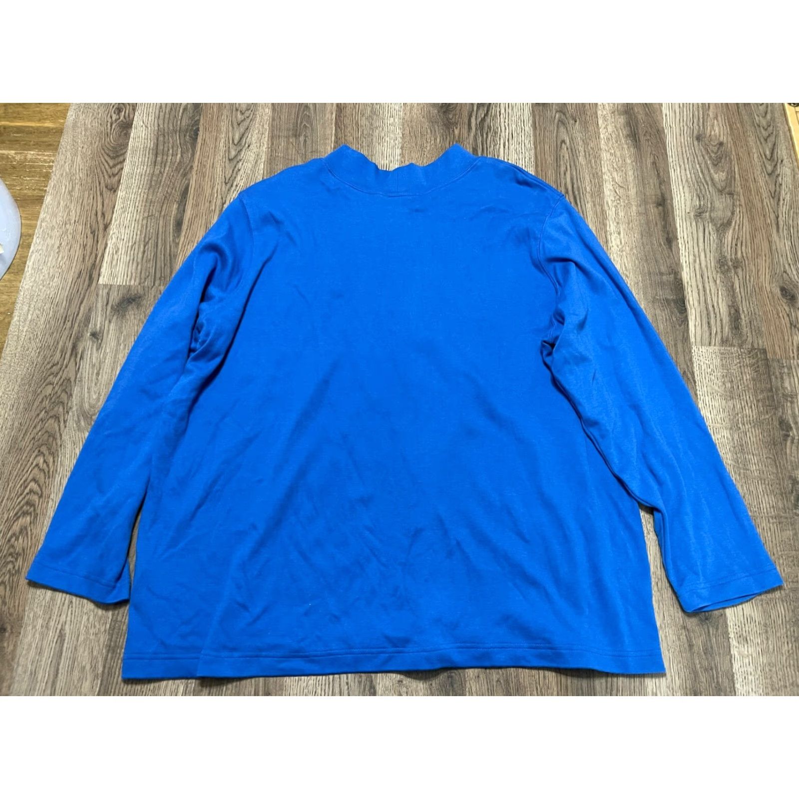 Blair Blair Shirt Women's 3XL Blue Long Sleeve Logo Embroidered Shirt Size XXL / US 16-18 / IT 52-54 - 2 Thumbnail