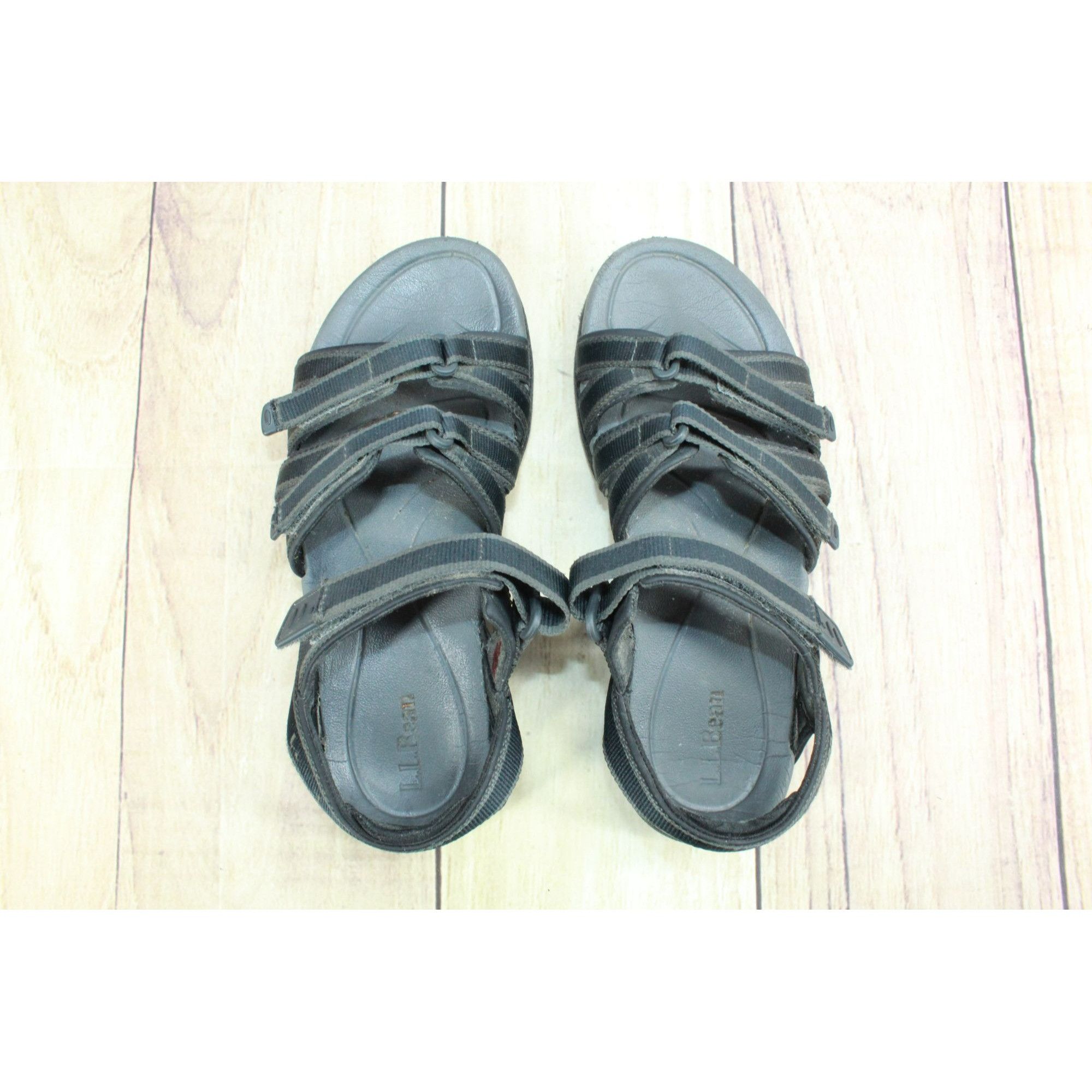 L.L. Bean LL Bean Women's Black Nylon Boothbay Sport Hiking Sandals Size US 6 / IT 36 - 6 Thumbnail