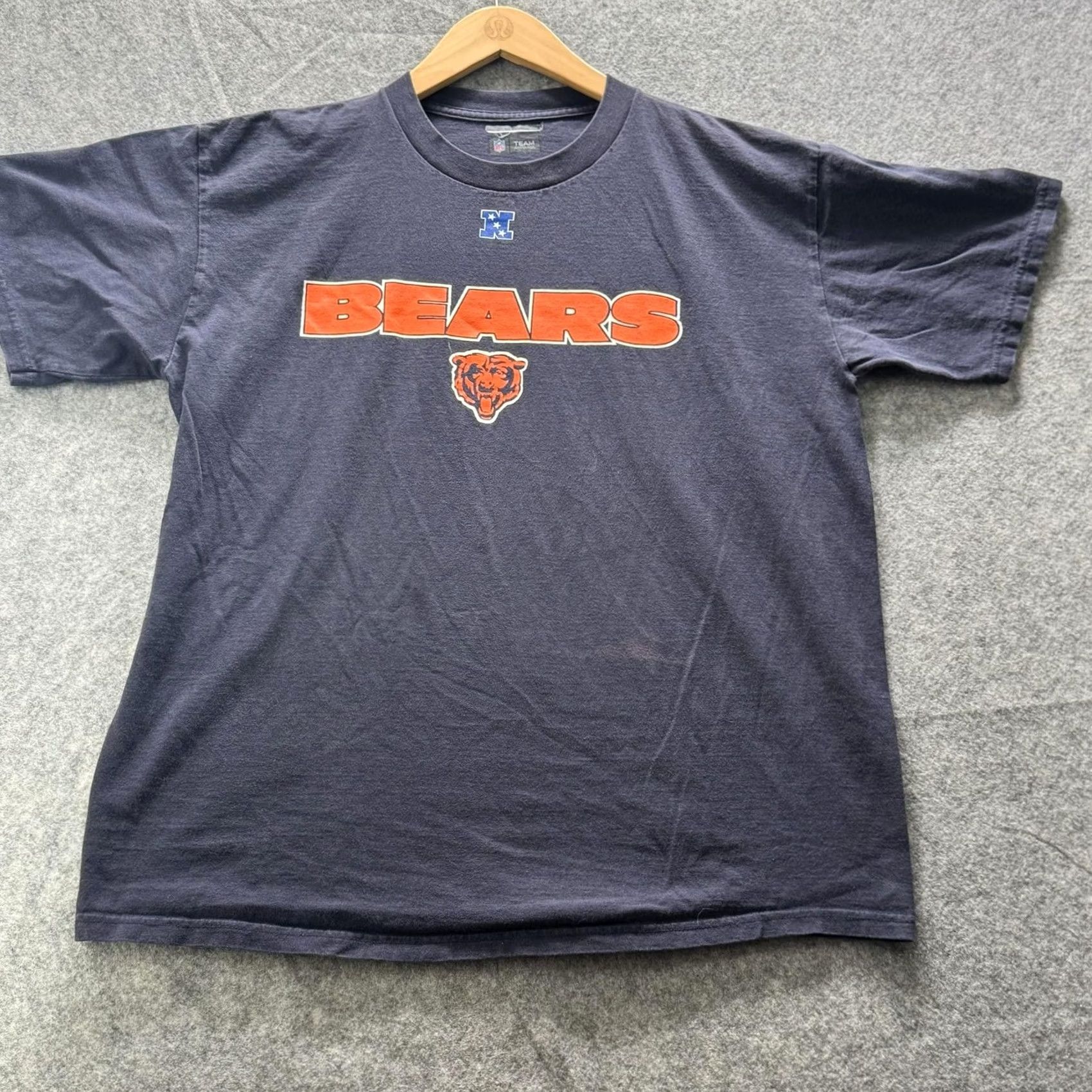 NFL NFL Team Apparel Shirt Mens XL Blue Bears Graphic Tee Tagless Crewneck Size US XL / EU 56 / 4 - 2 Thumbnail