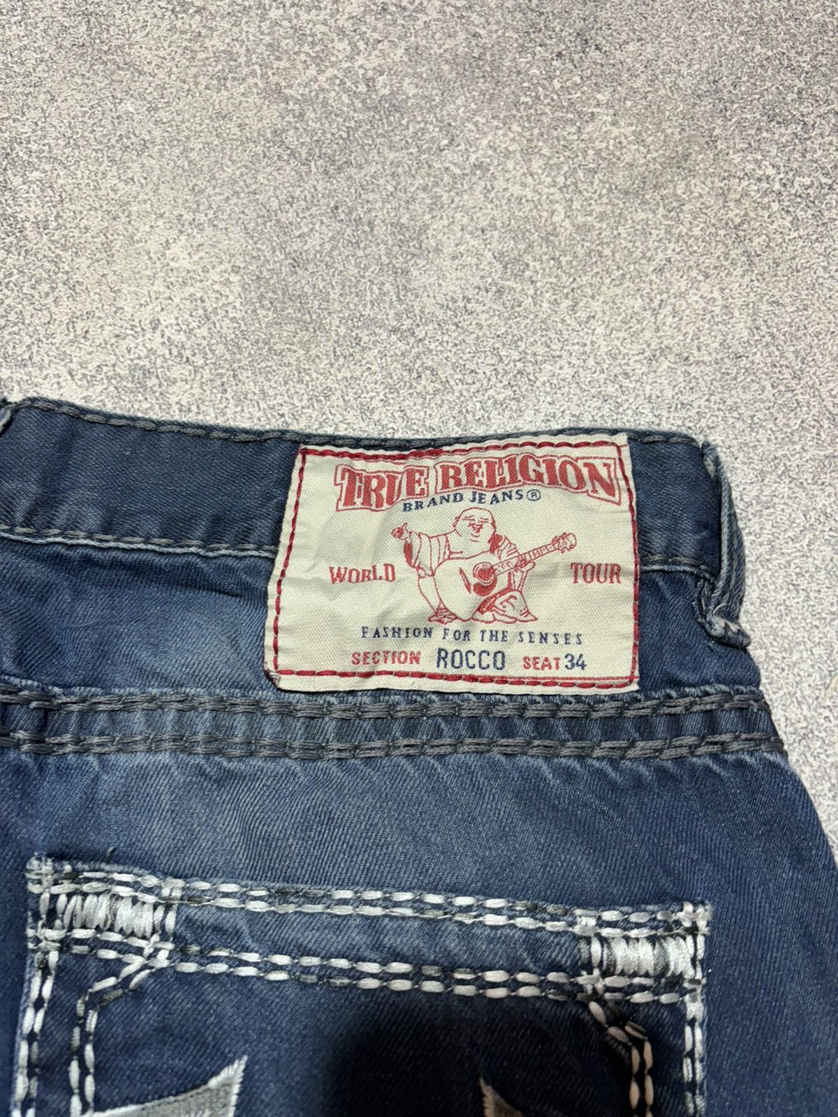 True Religion × Vintage Vintage True Religion Flared Jeans Made in USA size 36 Size US 36 / EU 52 - 3 Thumbnail