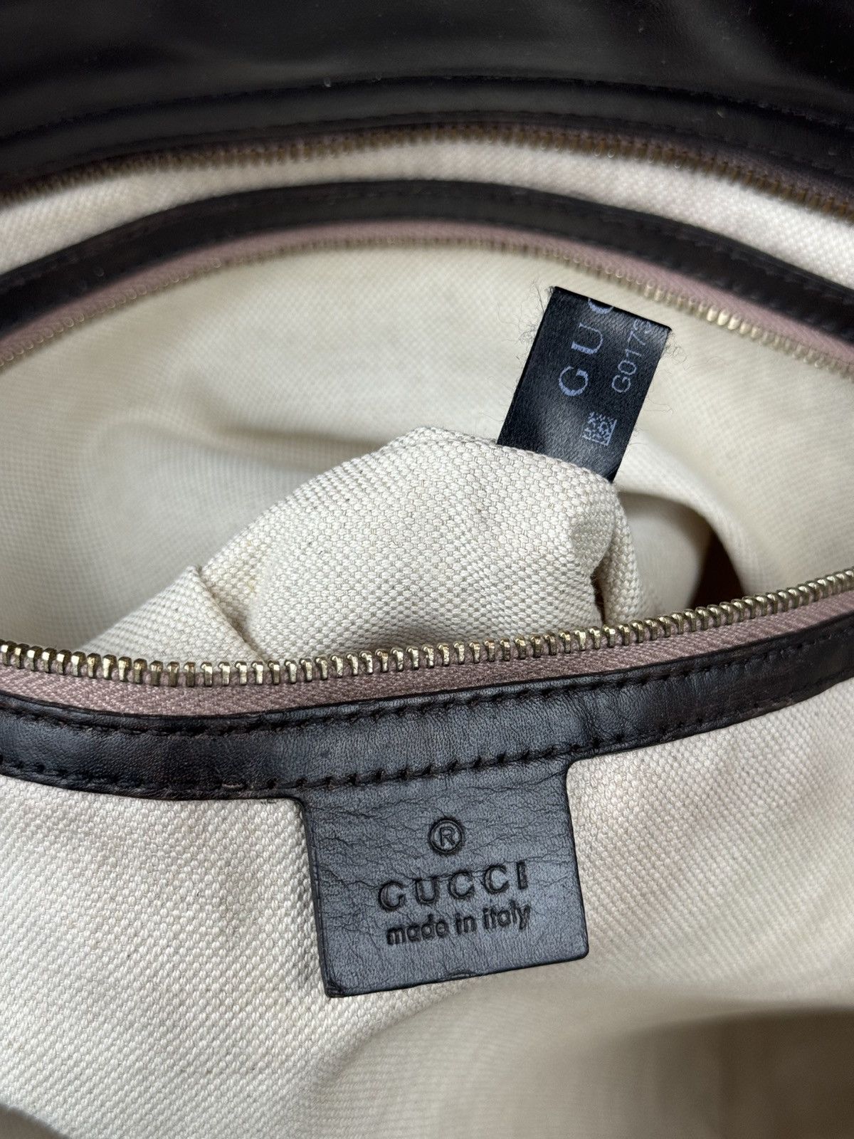 Gucci Leather shoulder bag Gucci GG Guccisima original luxury item Size ONE SIZE - 6 Thumbnail