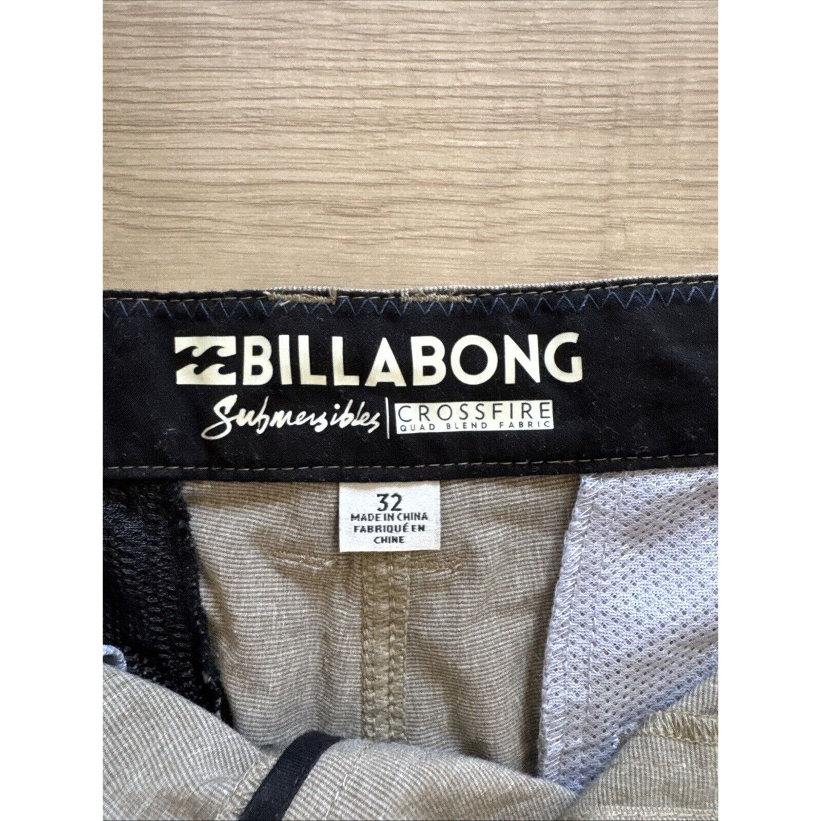 Billabong Men’s Brown Billabong Shorts Crossfire Submersibles Size 32 Size US 32 / EU 48 - 2 Thumbnail